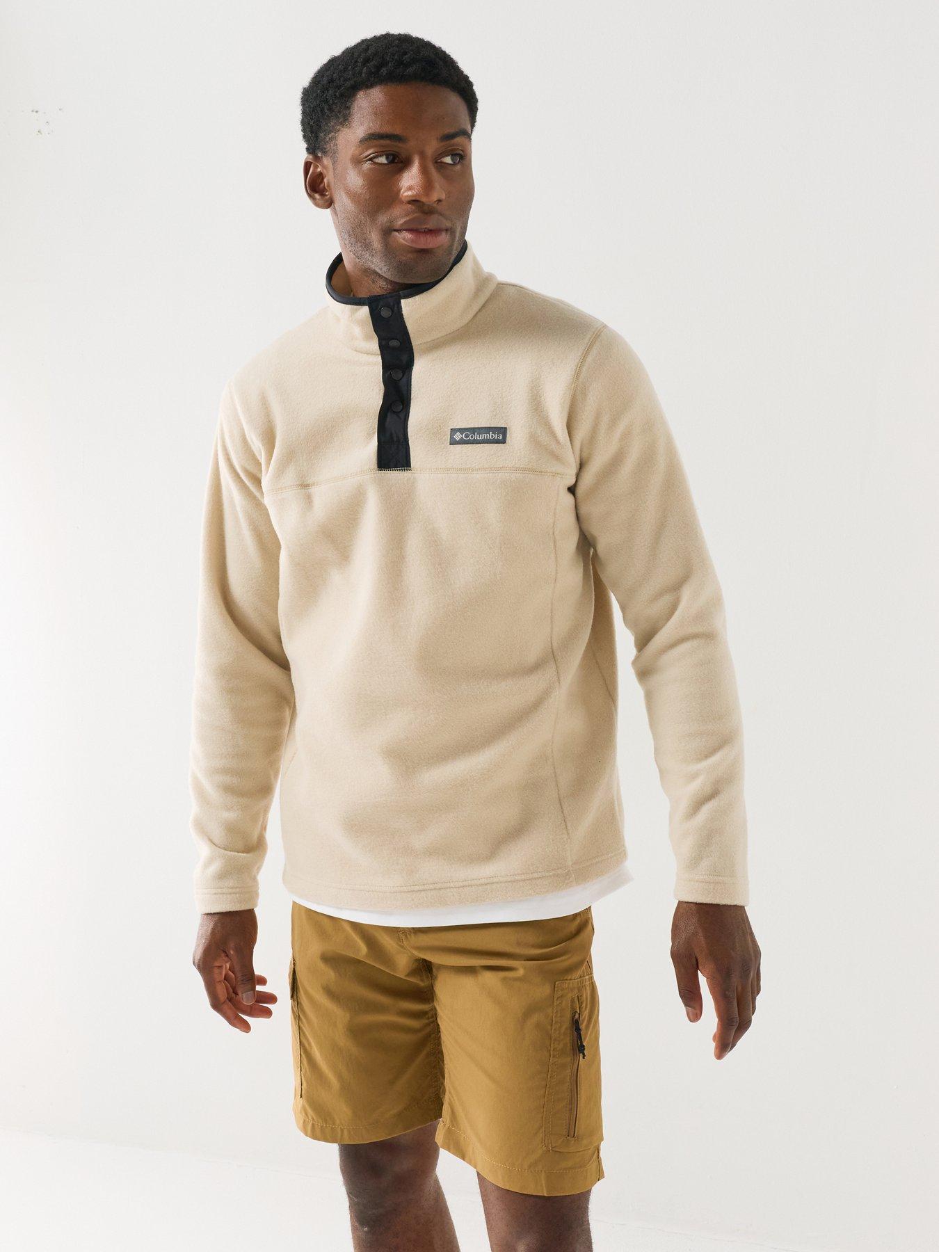Columbia Men's Steens Mountain II Half Snap Fleece - Beige