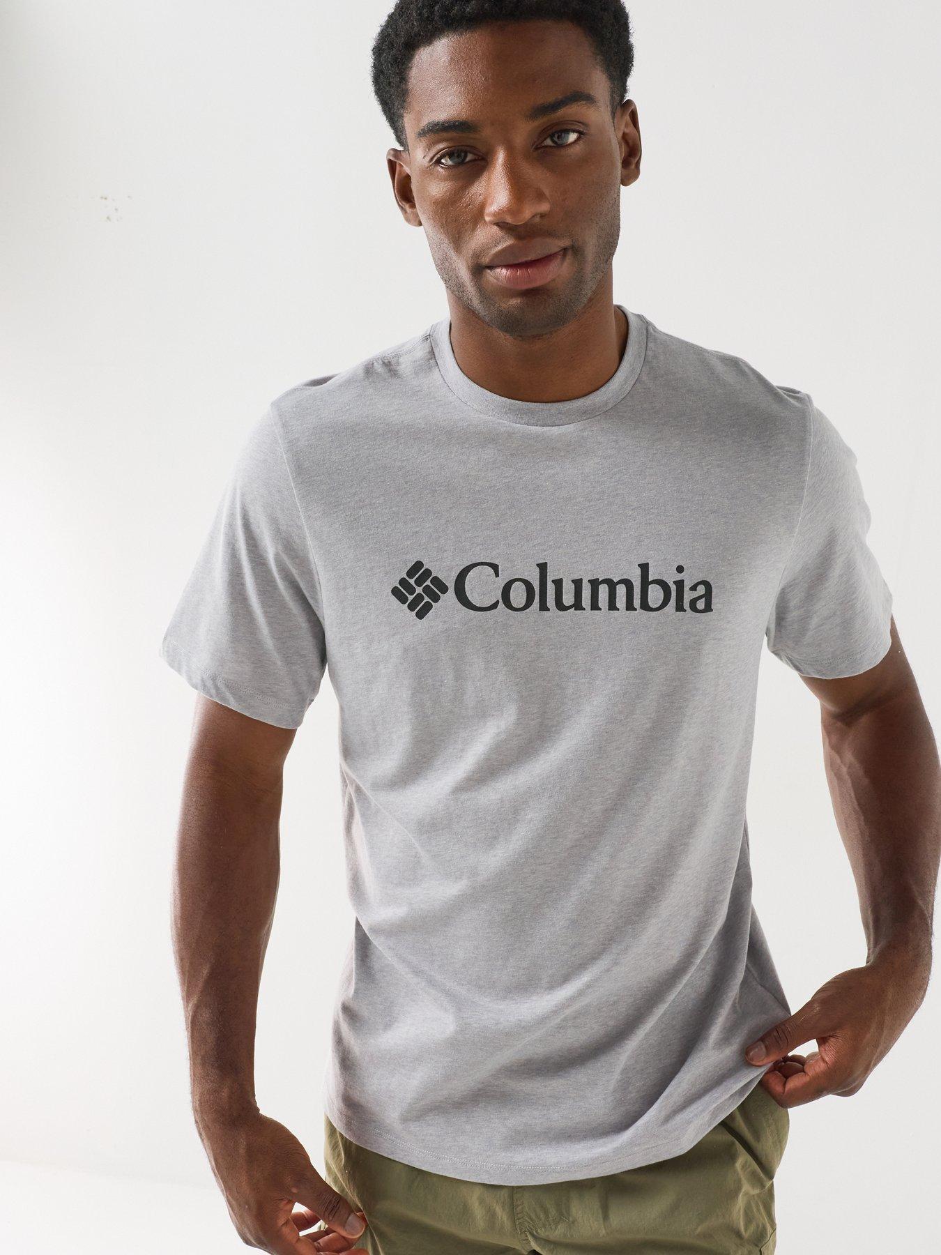 Image 5 of 6 of Columbia Mens CSC Regular Fit Logo T-Shirt - Grey