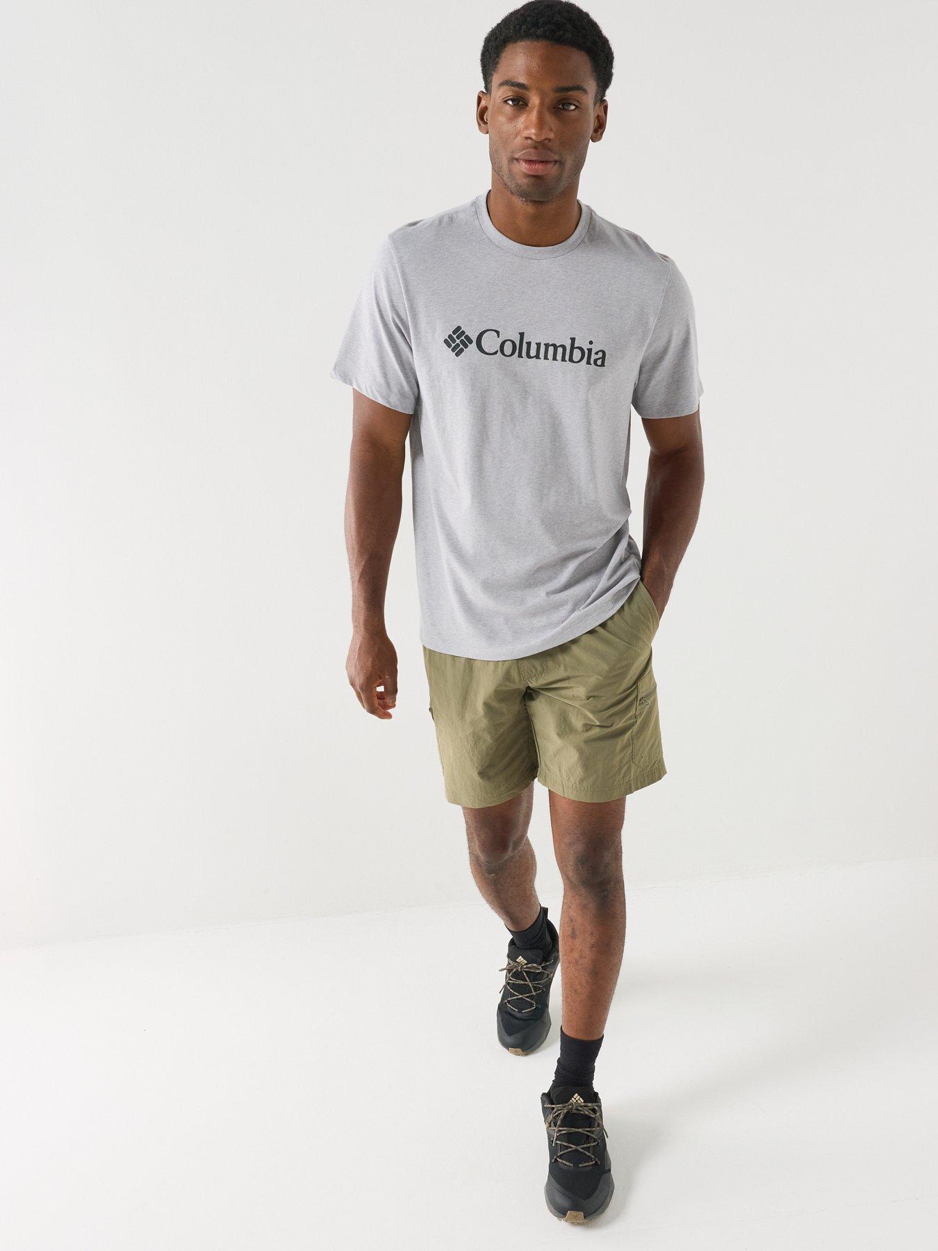 Image 6 of 6 of Columbia Mens CSC Regular Fit Logo T-Shirt - Grey