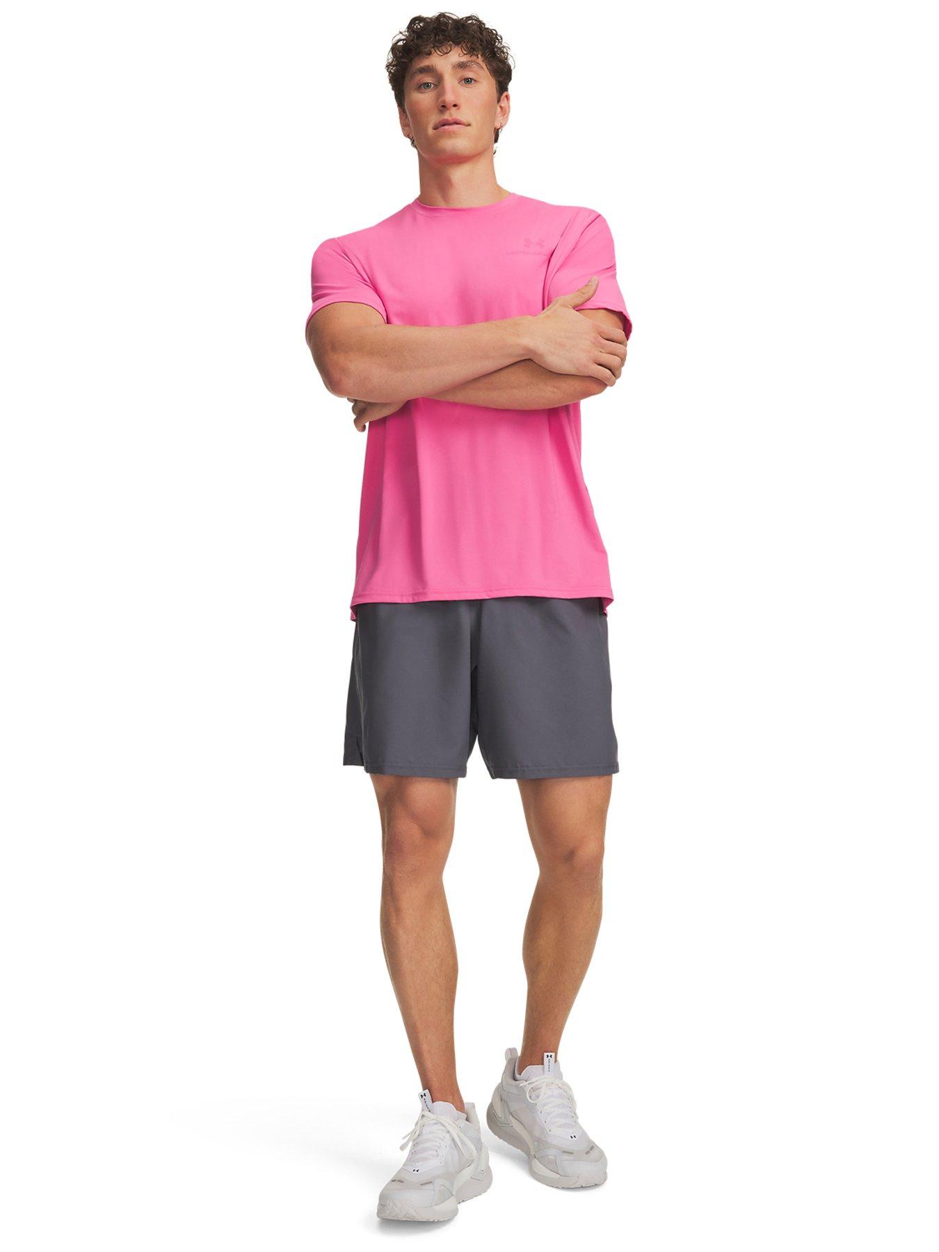 Image 3 of 3 of UNDER ARMOUR Men's Training Tech Woven Wordmark Shorts - Grey