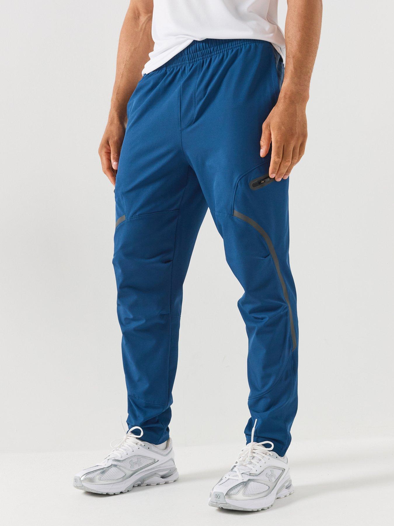 Image 1 of 5 of UNDER ARMOUR Mens Training Unstoppable 4-Way Stretch Zip Cargo Pants - Grey