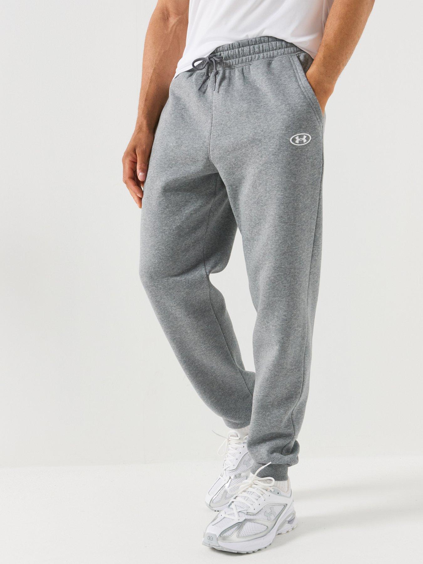 UNDER ARMOUR Men's Training Rival Fleece Joggers- Grey