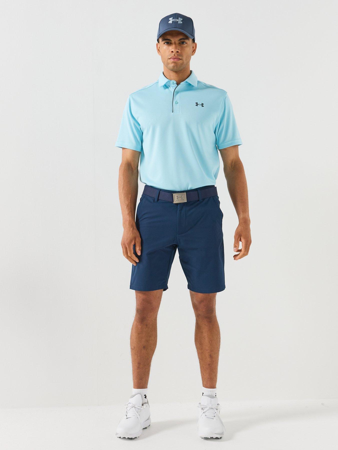 Image 3 of 6 of UNDER ARMOUR Mens Golf Tech Polo Shirt - Blue