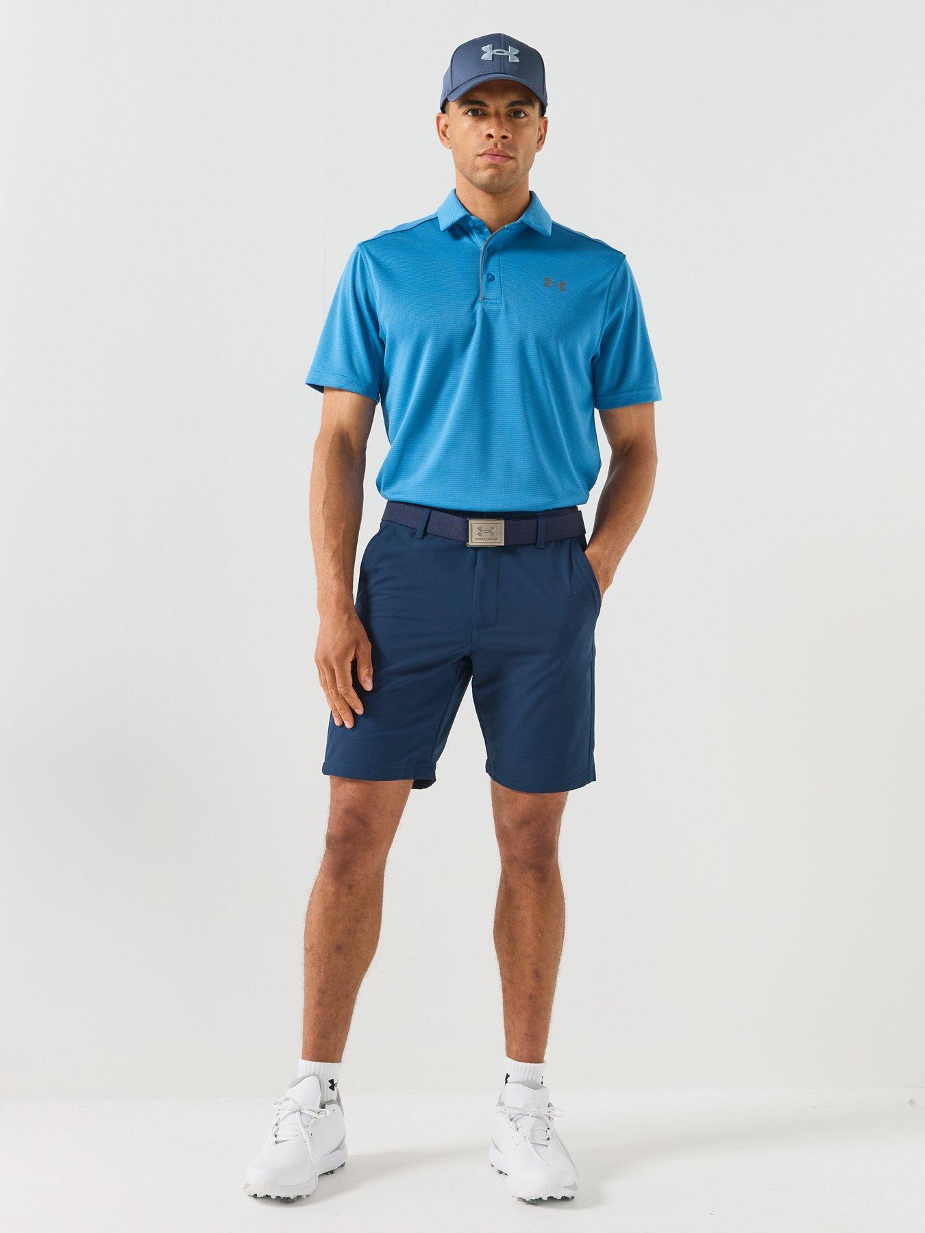 Image 3 of 6 of UNDER ARMOUR Men's Tech Polo - Aegean Blue / Graphite