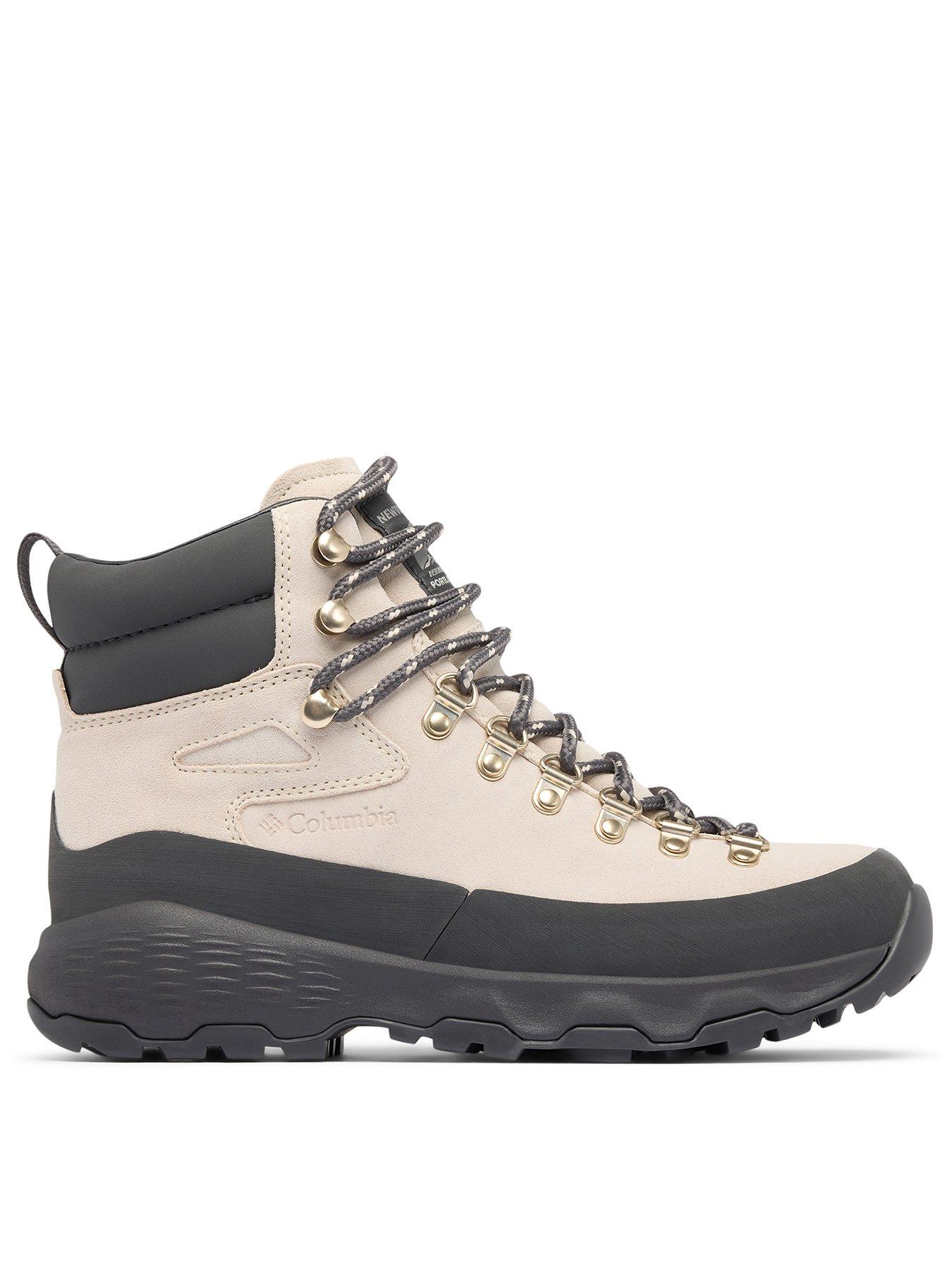 Columbia Womens Newton Alpine Hiking Boots - Cloud Grey/Shark