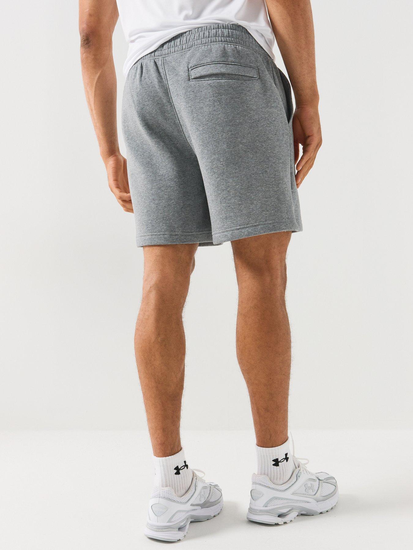 Image 2 of 6 of UNDER ARMOUR Men's Training 10 Inch Rival Fleece Shorts - Grey