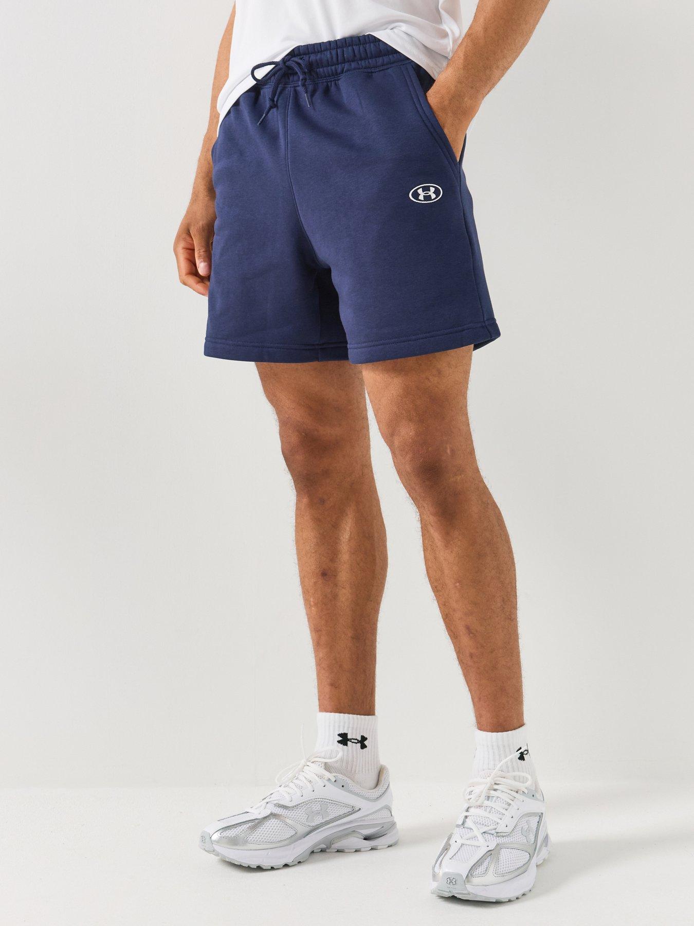 Image 1 of 6 of UNDER ARMOUR Men's Training Rival Fleece Shorts - Navy