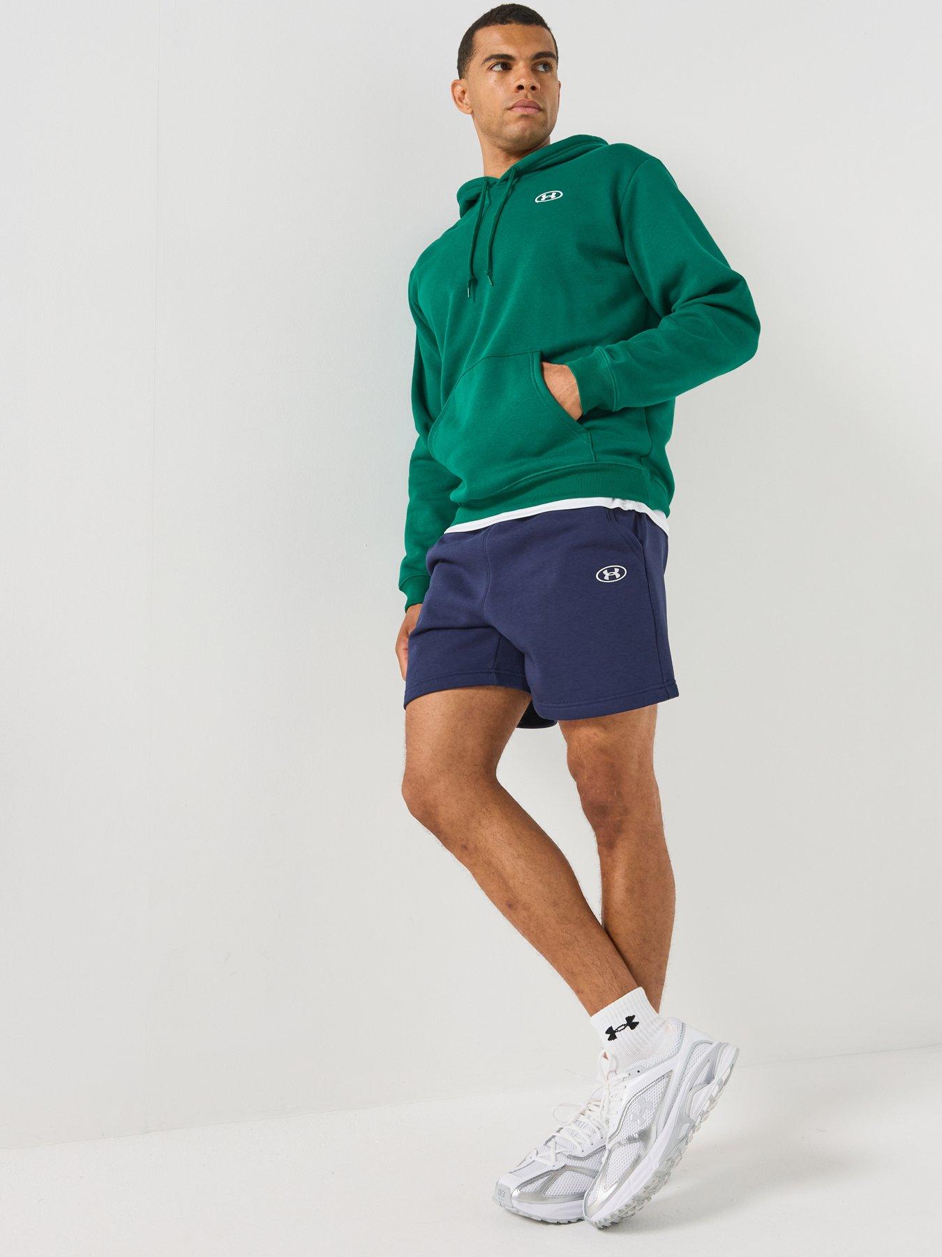 Image 3 of 6 of UNDER ARMOUR Men's Training Rival Fleece Shorts - Navy