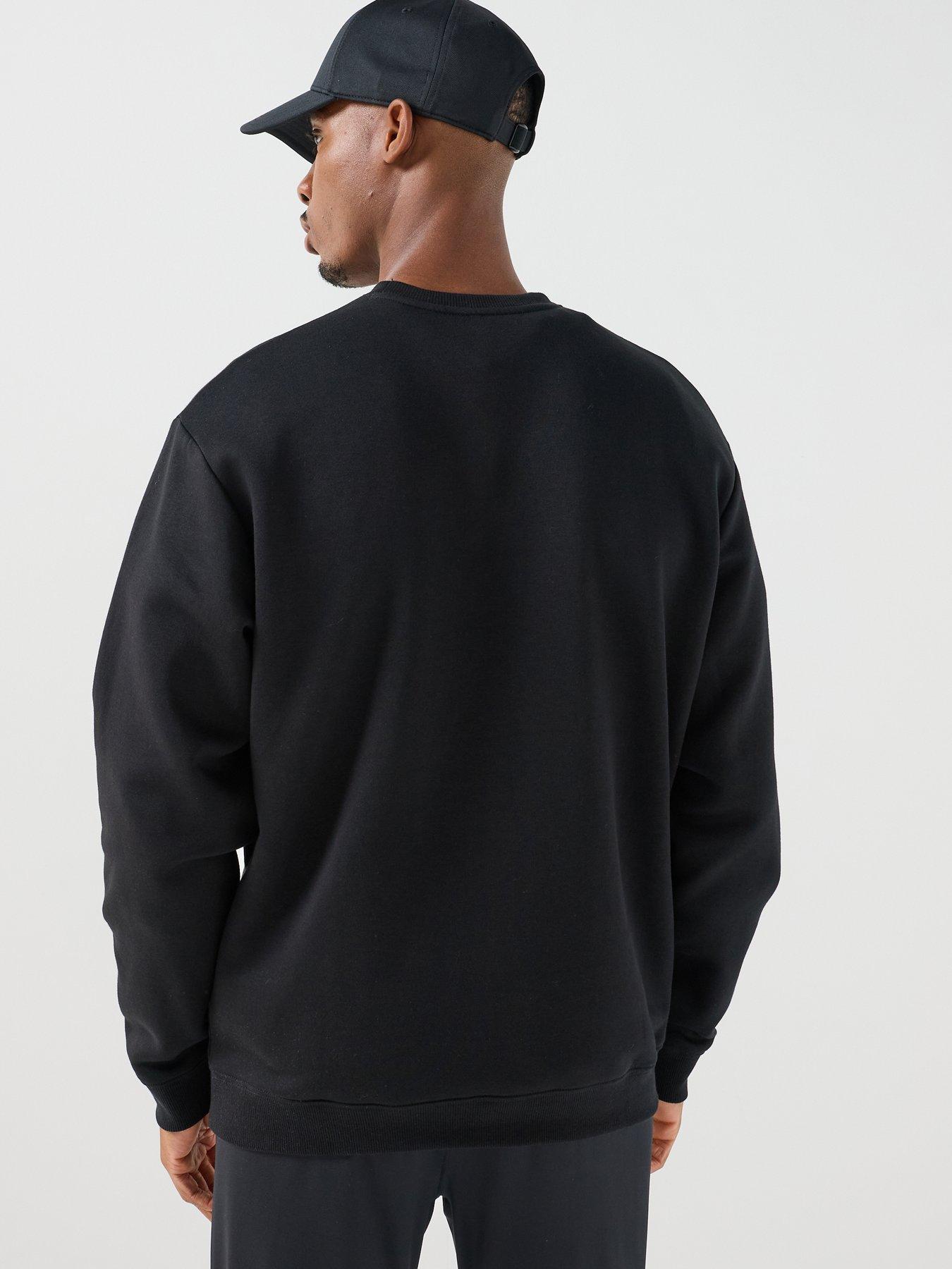 Image 2 of 6 of UNDER ARMOUR Mens Training Rival Fleece Crew - Black