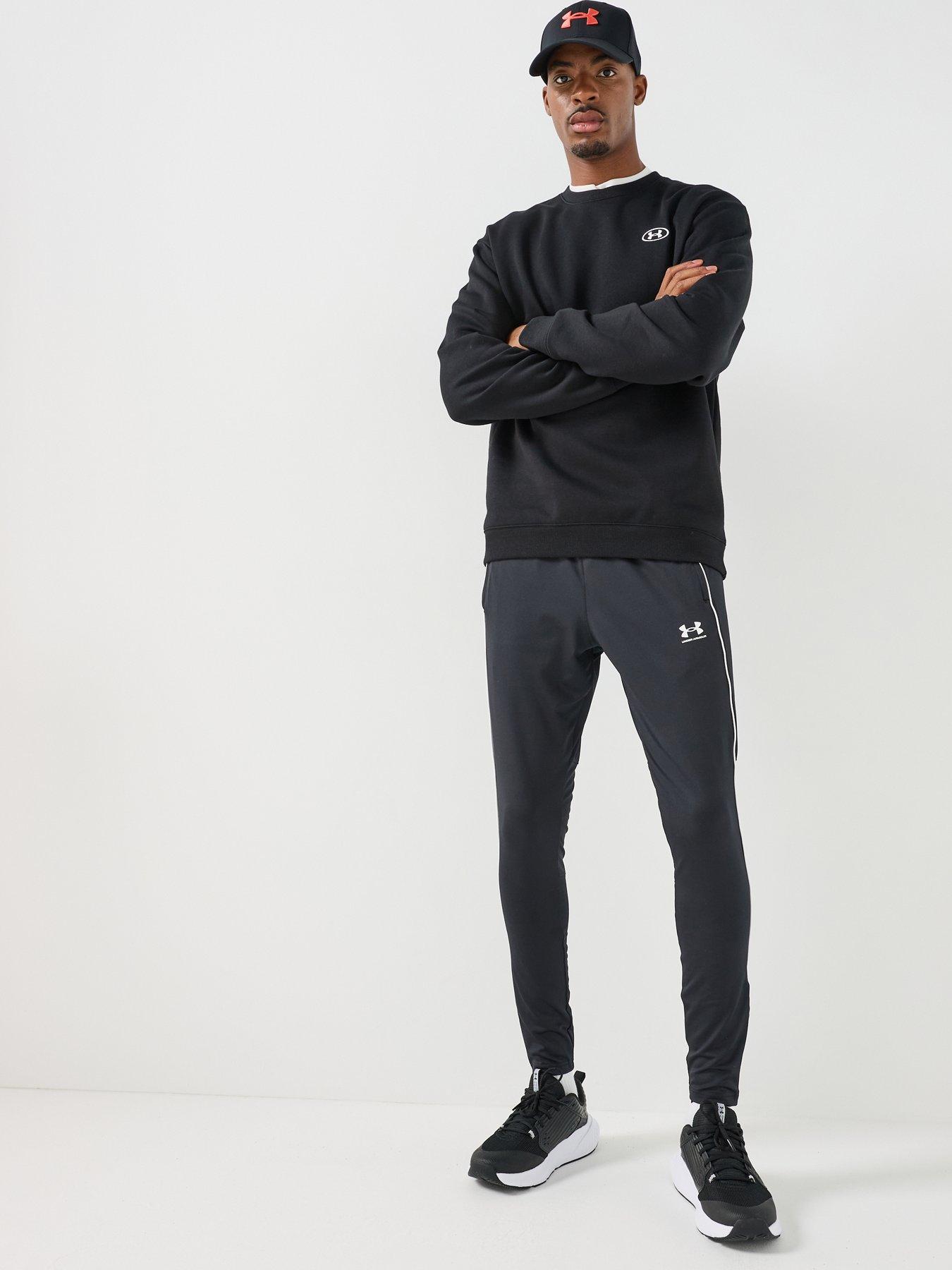 Image 3 of 6 of UNDER ARMOUR Mens Training Rival Fleece Crew - Black