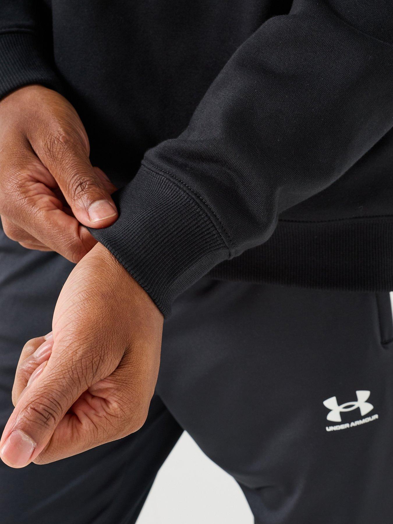 Image 6 of 6 of UNDER ARMOUR Mens Training Rival Fleece Crew - Black