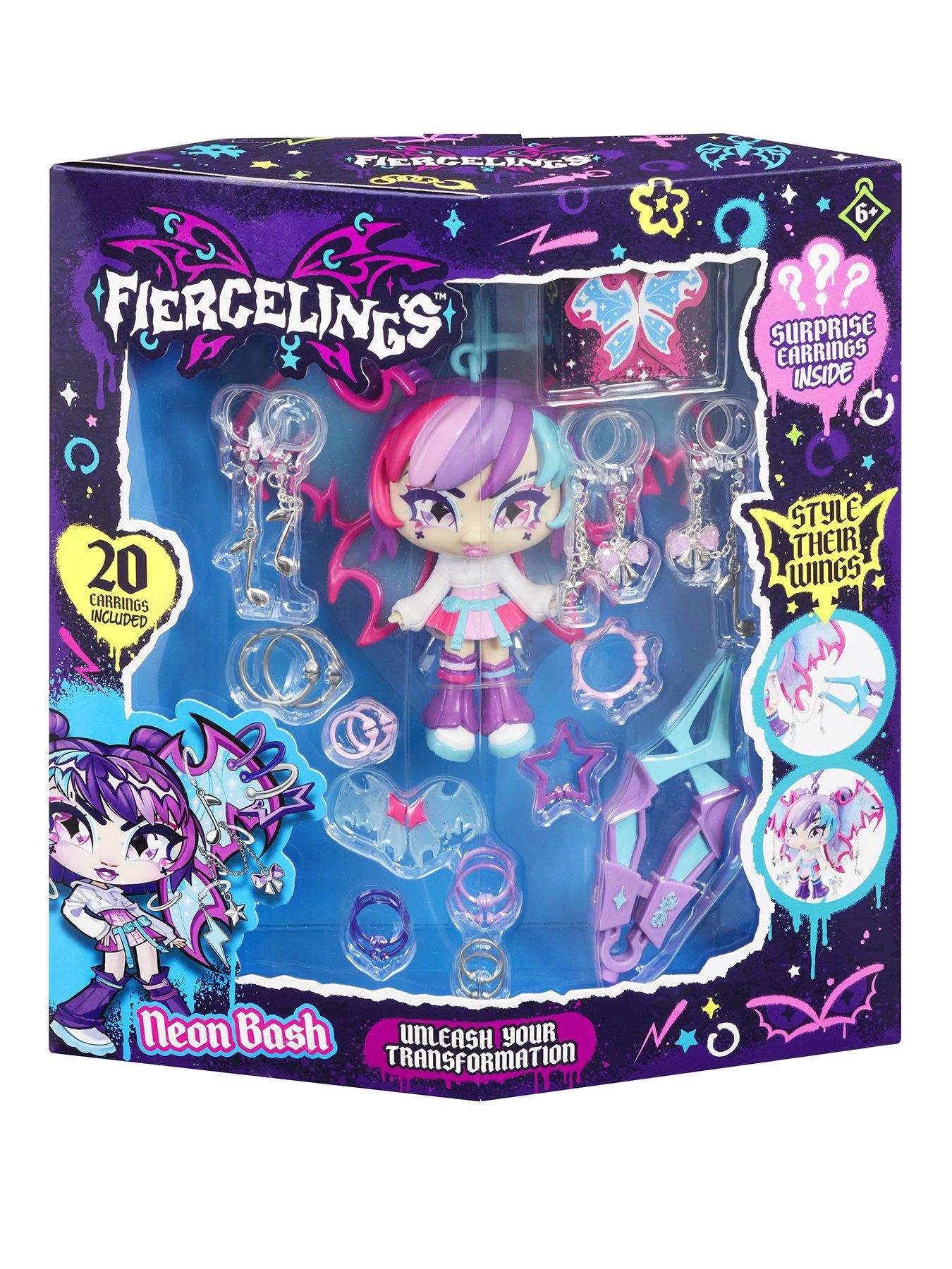 Image 1 of 3 of Fiercelings Fiercelings - Deluxe Keychain - Neon Bash (12L)