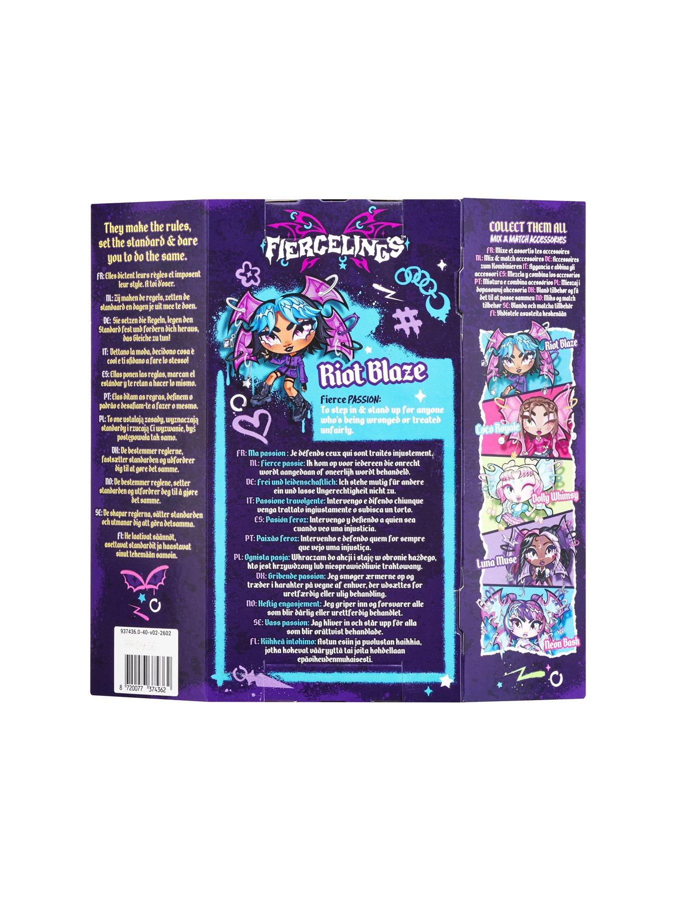 Image 2 of 3 of Fiercelings Fiercelings - Riot Blaze Keychain (12L)