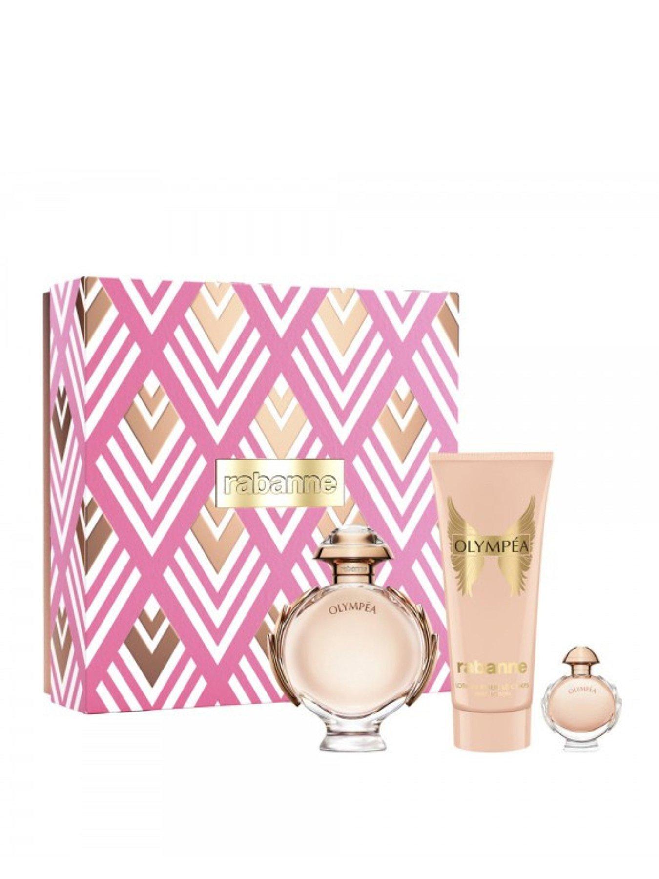 Rabanne Paco Olympea Ladies Giftset EDP Spray 80ml Body Lotion 100ml Mini 10ml Parfum