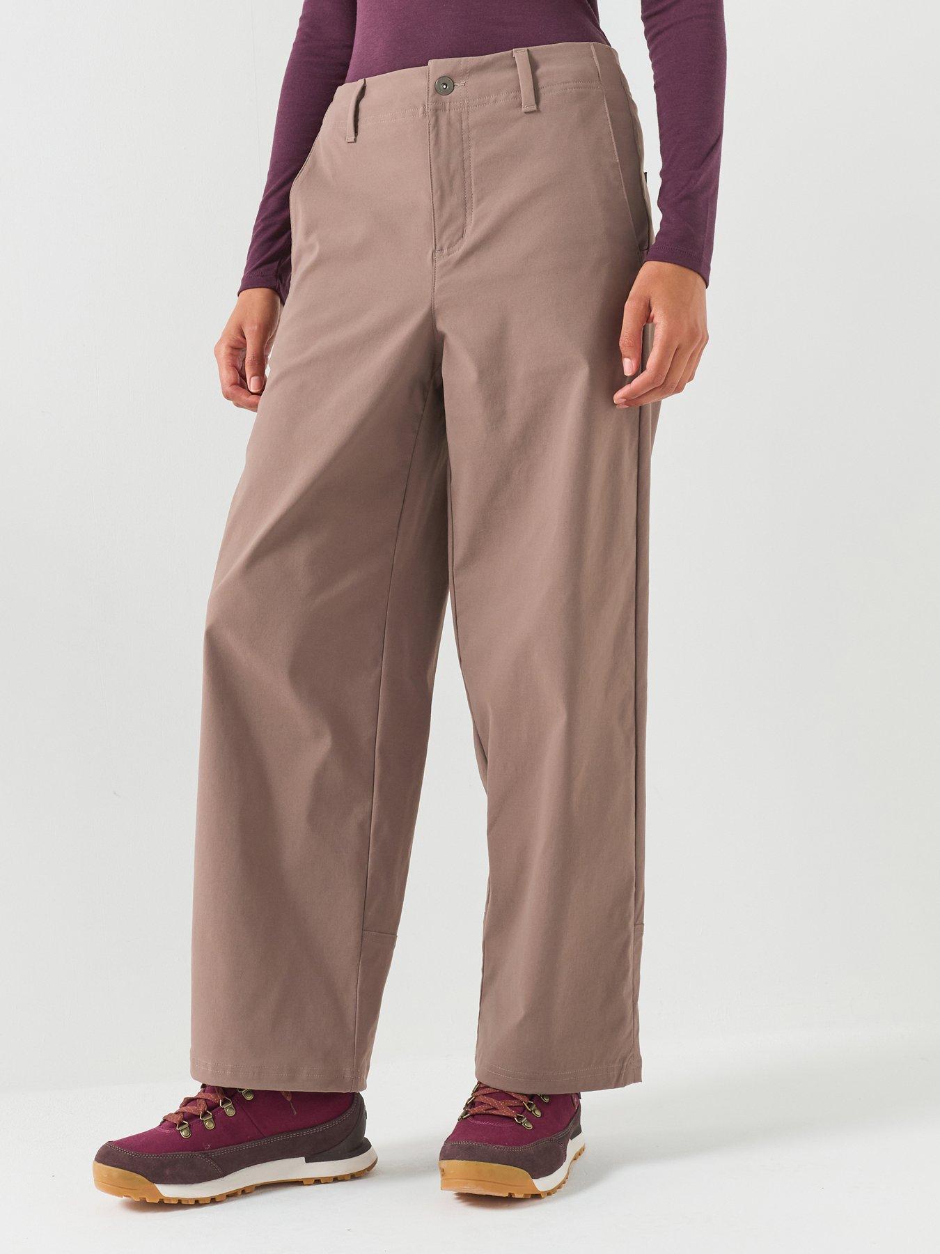 Columbia Womens Roc Tech Wide Leg Pants - Brown