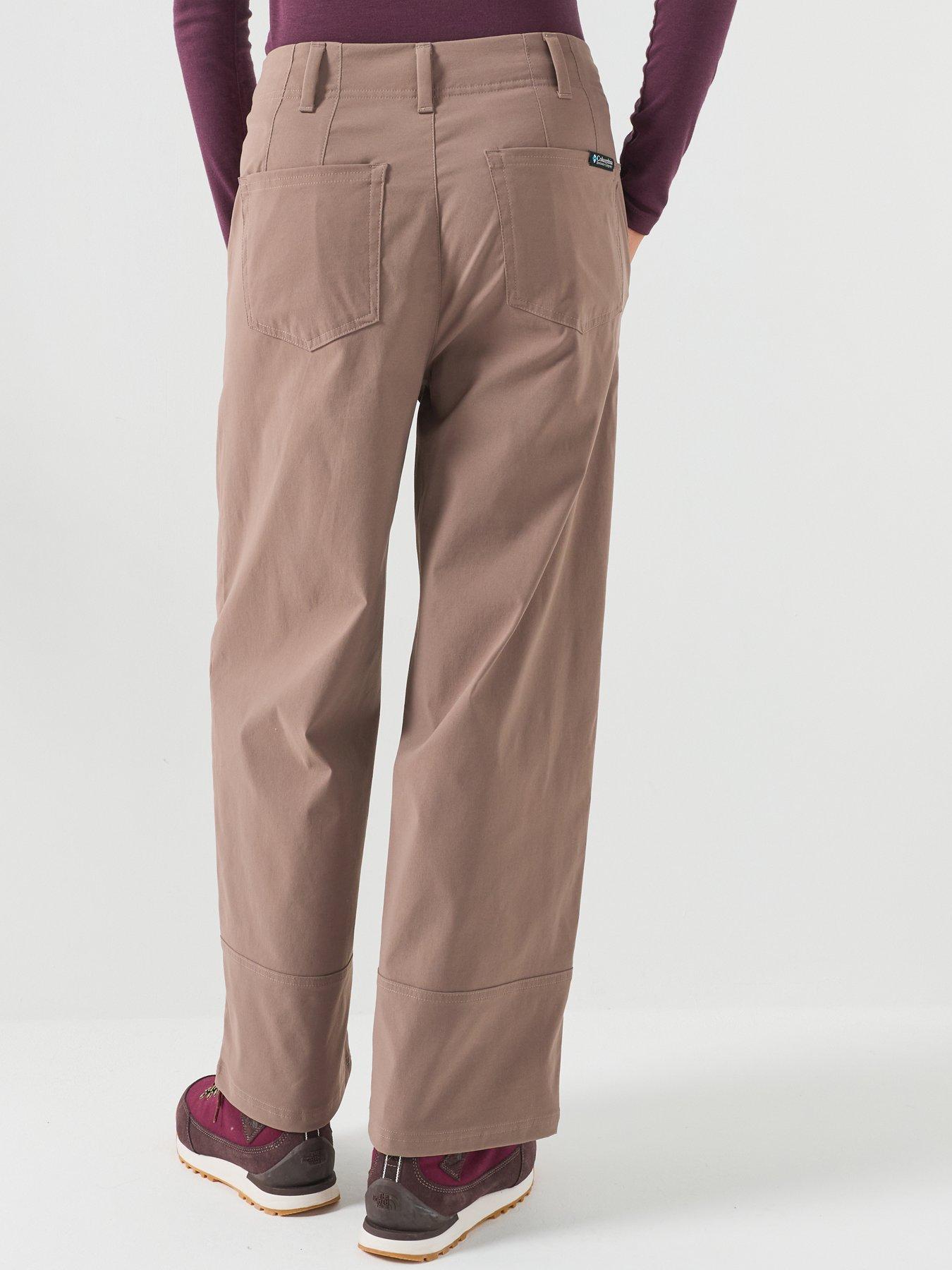 Image 2 of 5 of Columbia Womens Roc Tech Wide Leg Pants - Brown