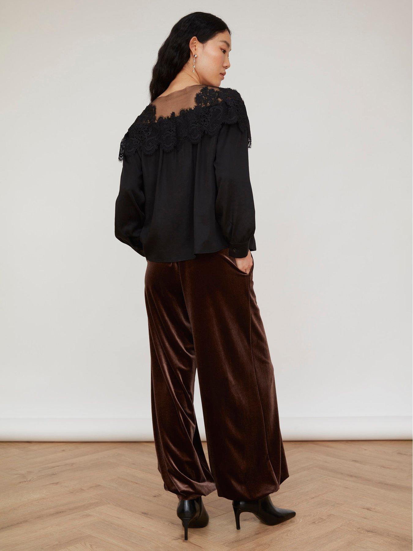 Image 4 of 5 of Jovonna London Briona Blouse - Black