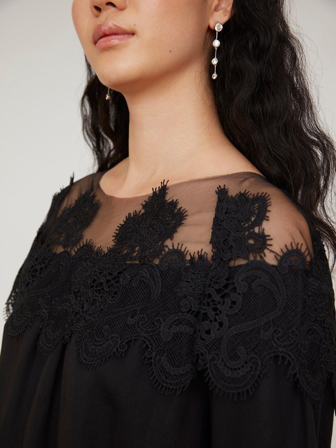 Image 5 of 5 of Jovonna London Briona Blouse - Black