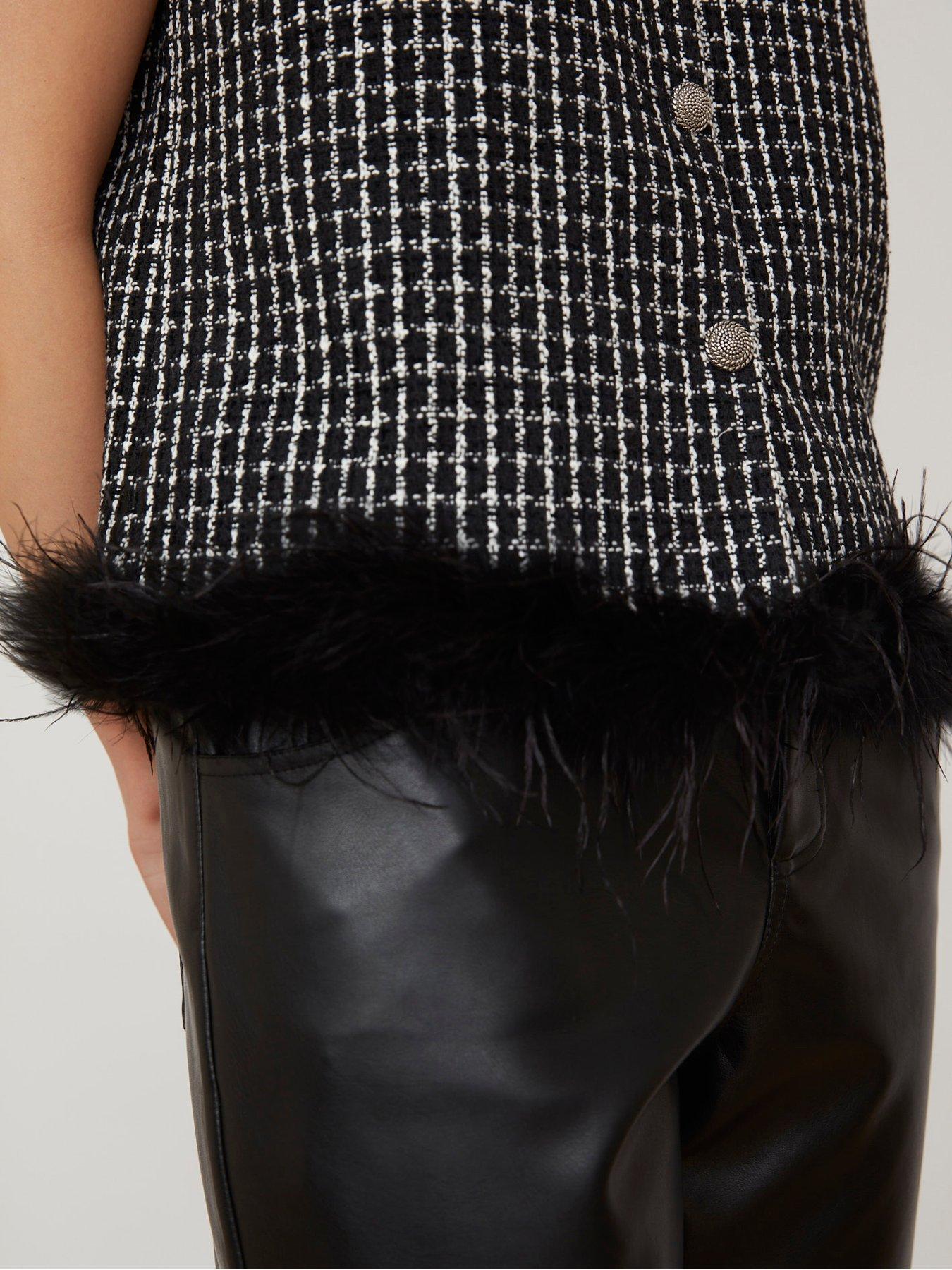 Image 5 of 6 of Jovonna London Daphne Vest - Black