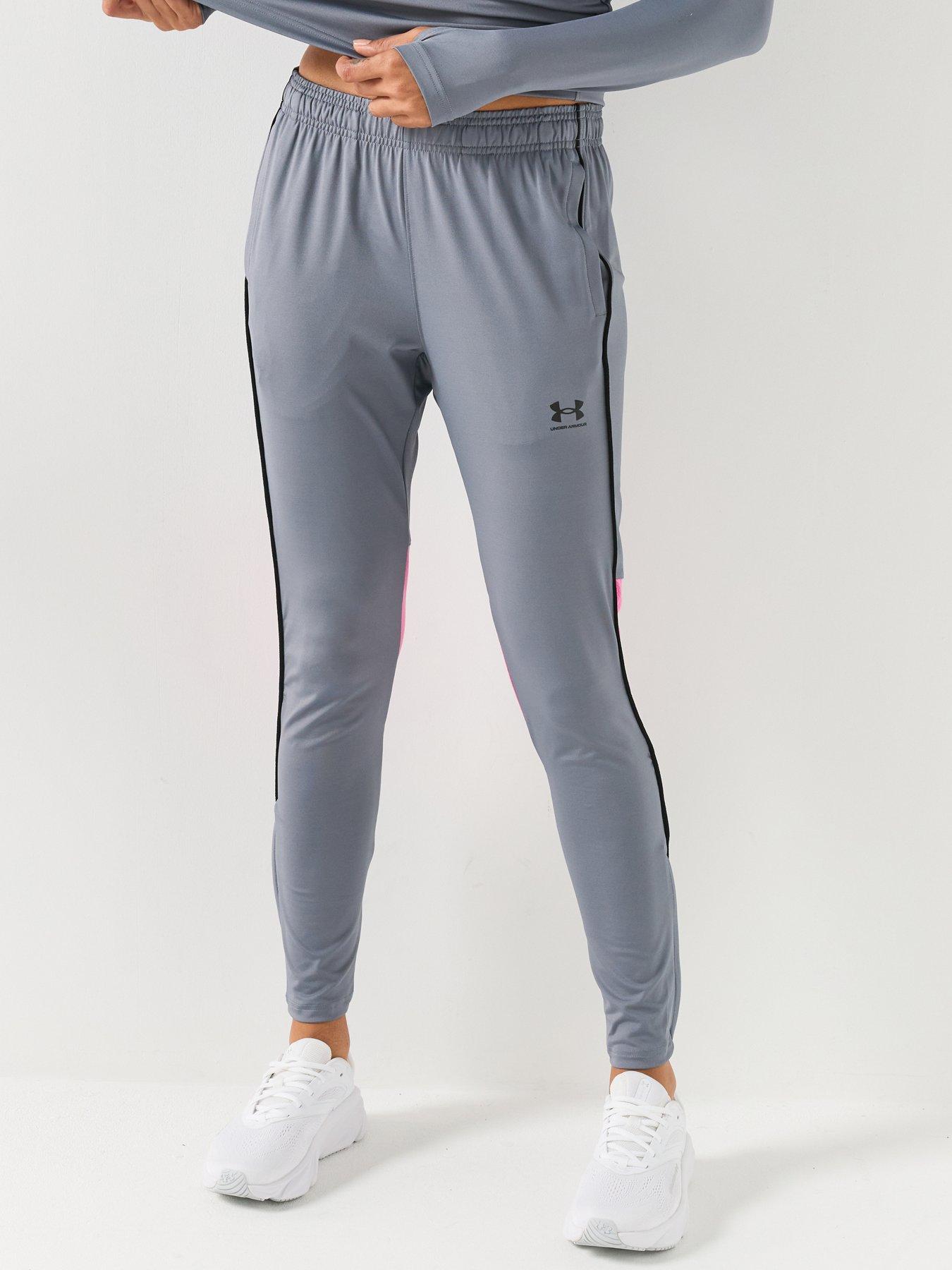 UNDER ARMOUR Women's Challenger Training Pant - Titan Gray/Pink Frenzy/Black