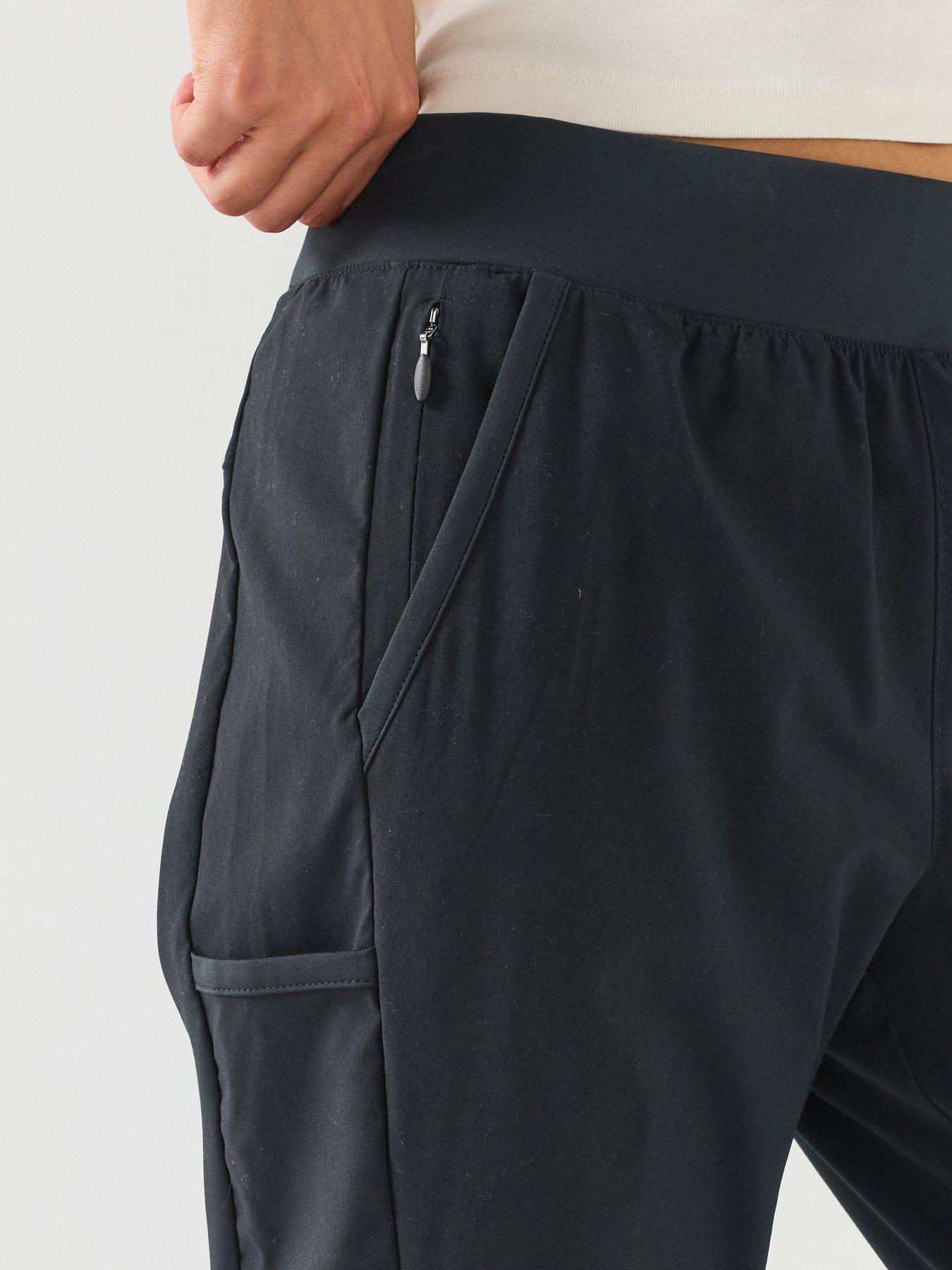Image 4 of 6 of Columbia Womens Leslie Falls Pull-On Trousers - Black