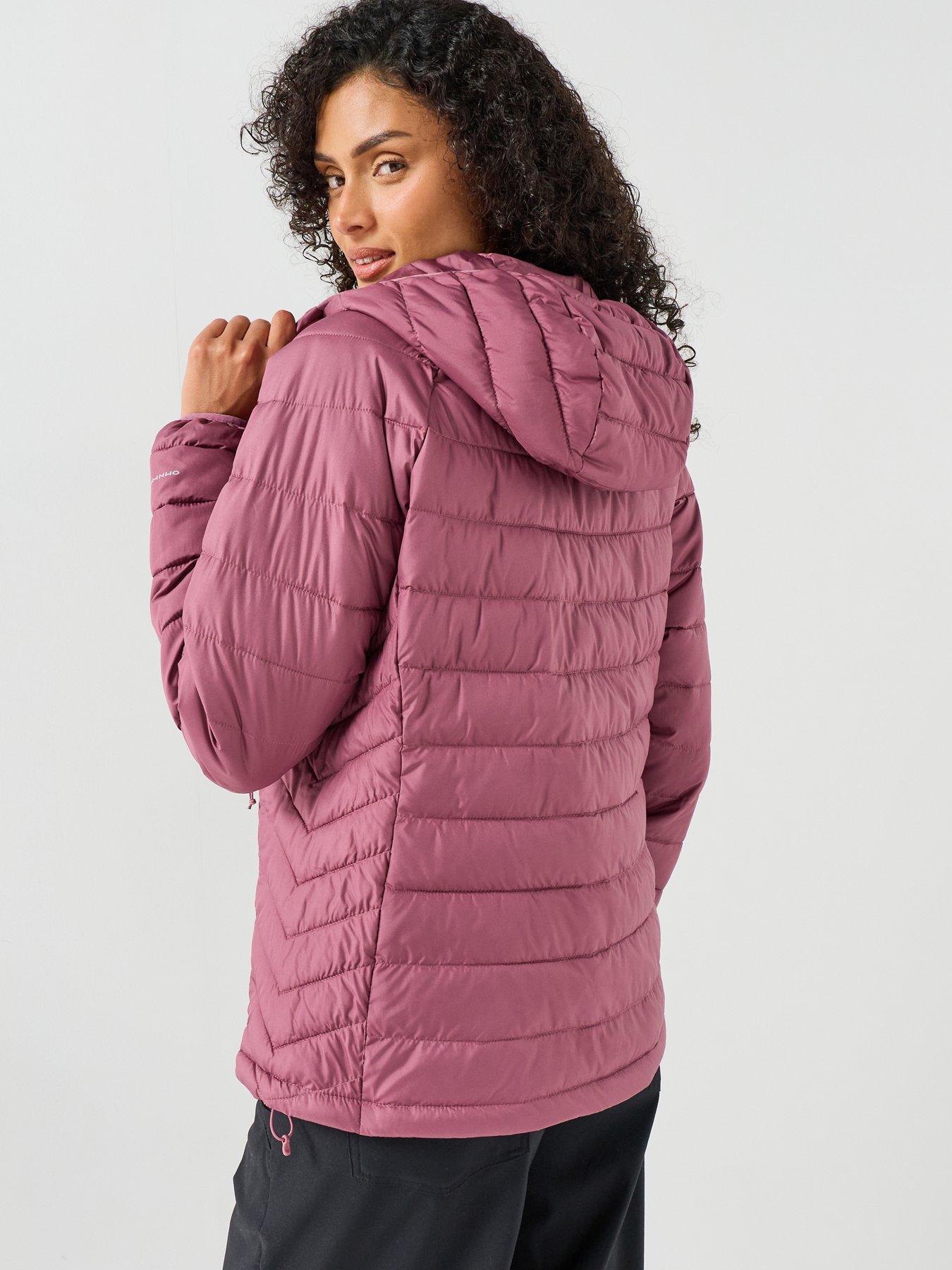 Image 2 of 6 of Columbia Womens Omni Heat Thermal Insulated Hooded Jacket - Purple