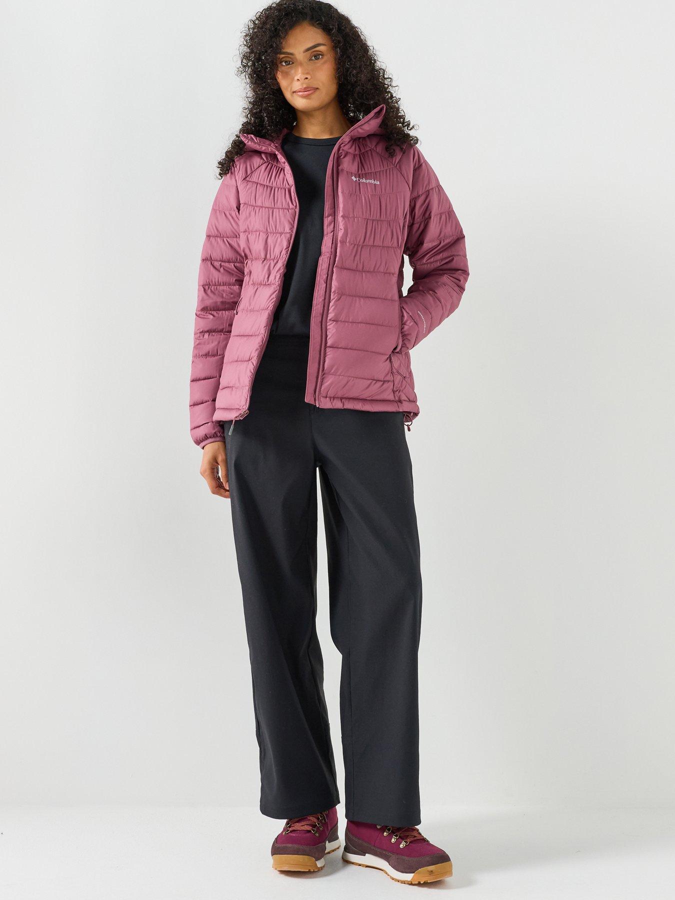 Image 3 of 6 of Columbia Womens Omni Heat Thermal Insulated Hooded Jacket - Purple