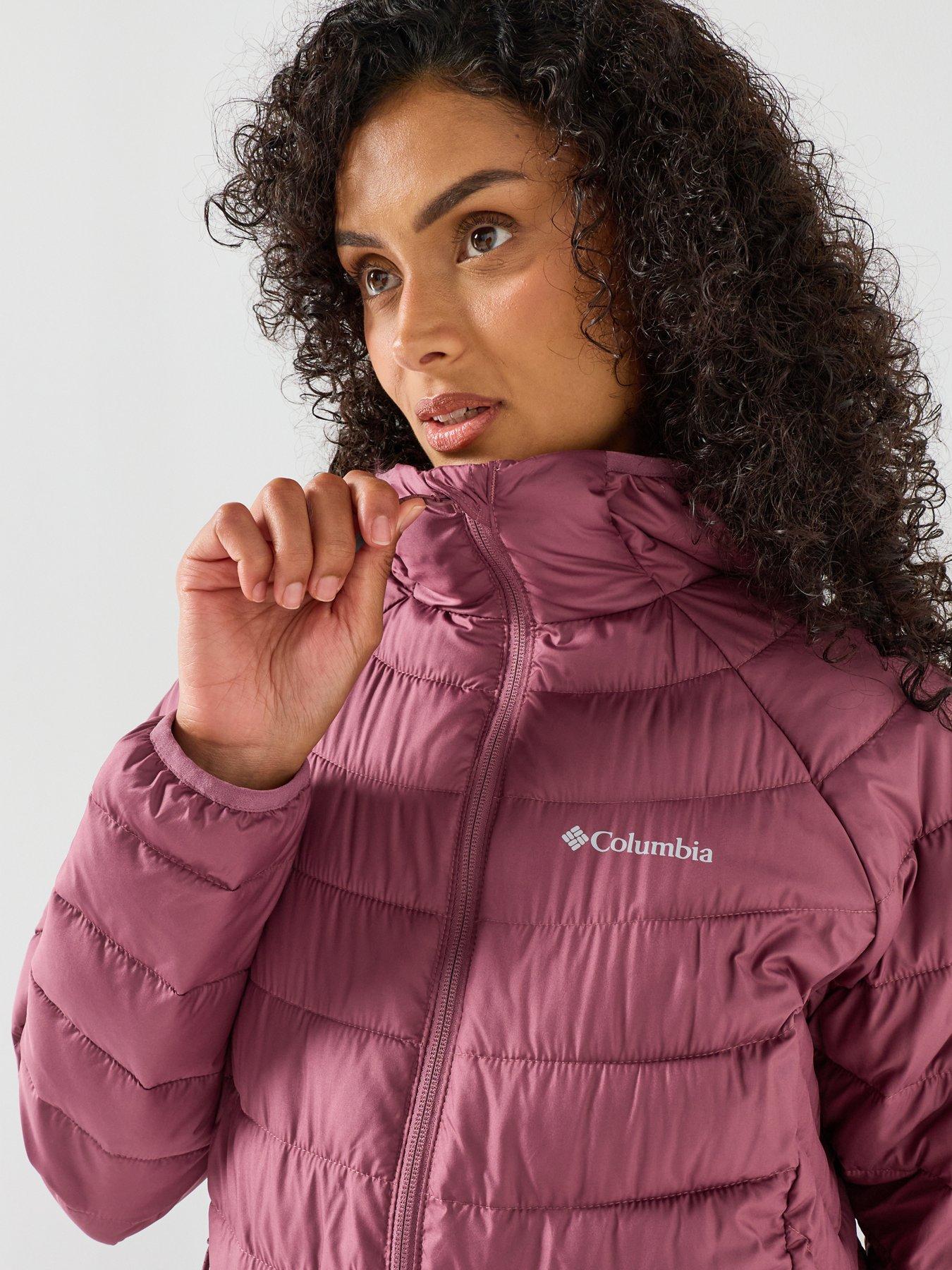 Image 5 of 6 of Columbia Womens Omni Heat Thermal Insulated Hooded Jacket - Purple