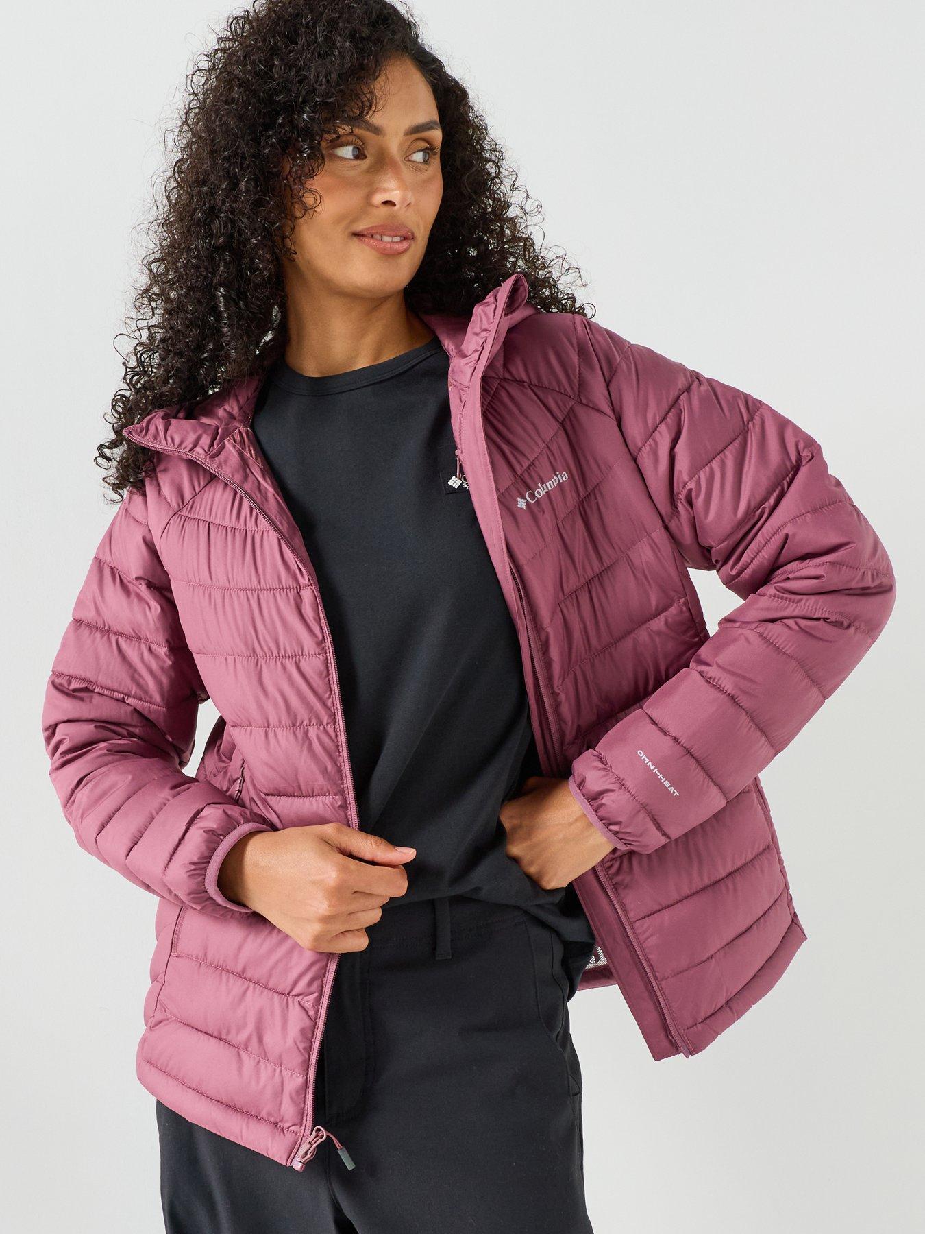 Image 6 of 6 of Columbia Womens Omni Heat Thermal Insulated Hooded Jacket - Purple