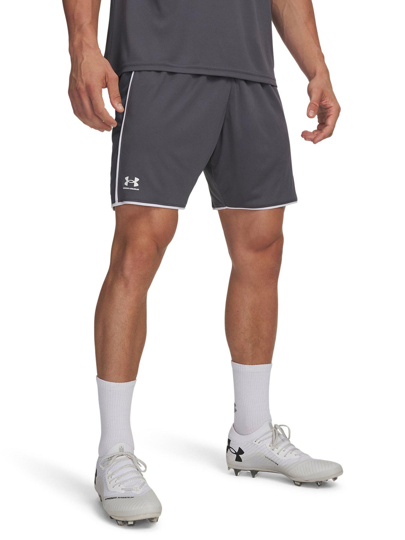 UNDER ARMOUR Mens Challenger Train Short - Grey