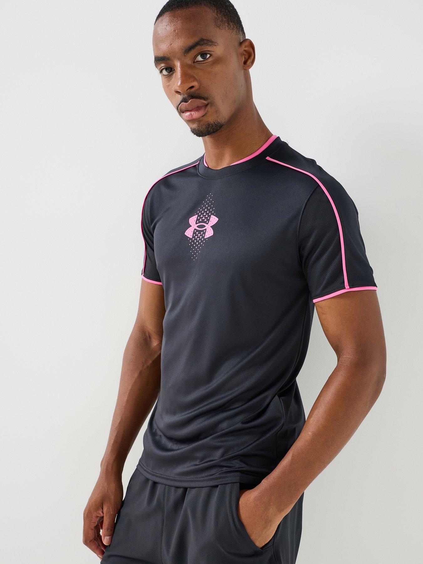 Image 1 of 6 of UNDER ARMOUR Mens Challenger Novelty Short Sleeve T-Shirt - Black
