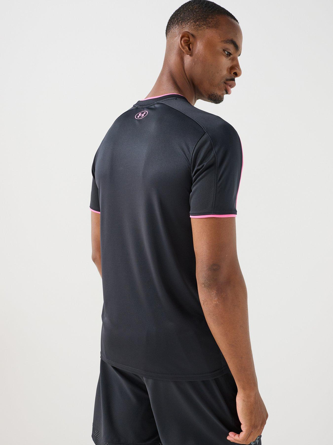 Image 2 of 6 of UNDER ARMOUR Mens Challenger Novelty Short Sleeve T-Shirt - Black