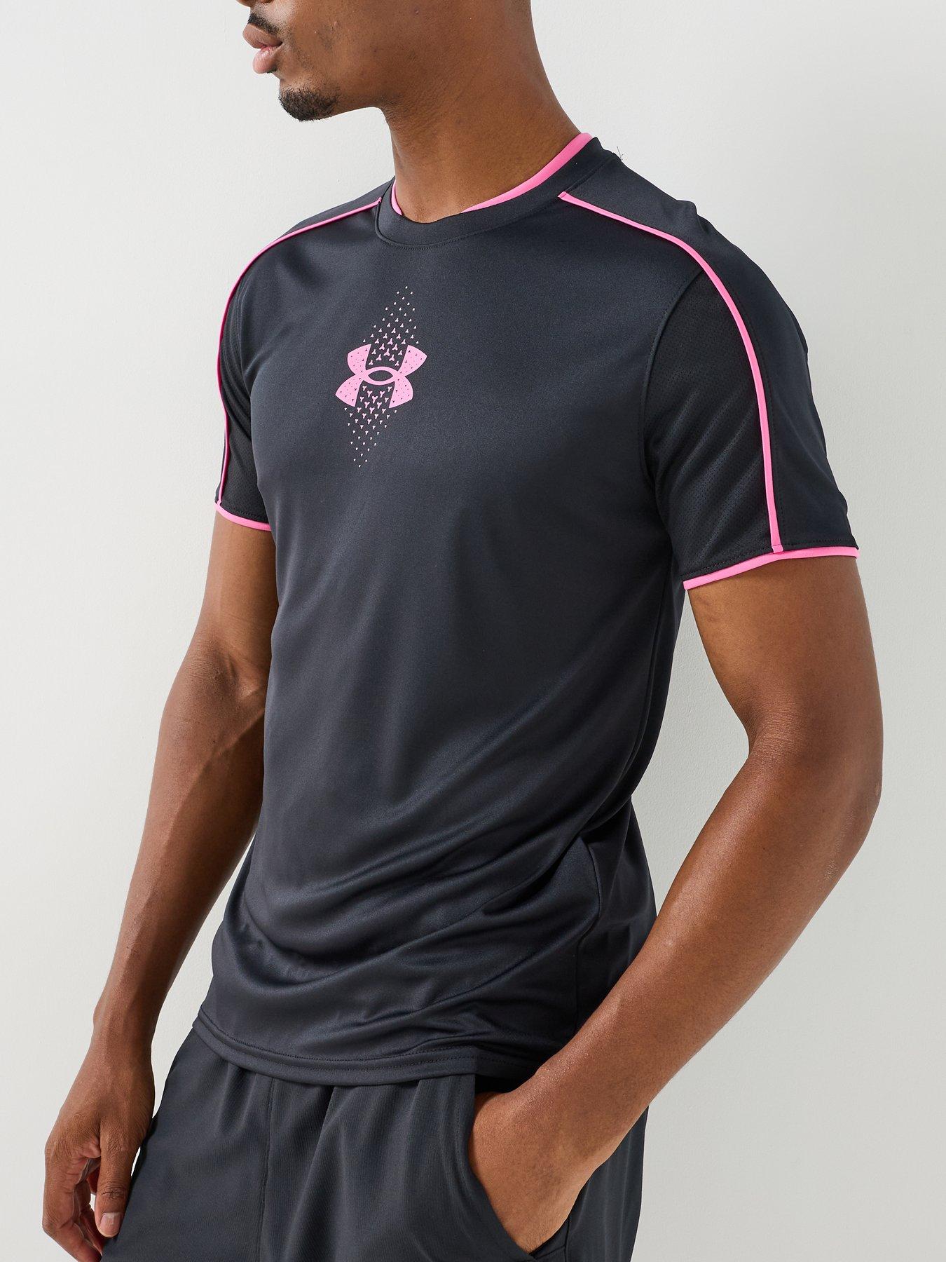 Image 4 of 6 of UNDER ARMOUR Mens Challenger Novelty Short Sleeve T-Shirt - Black