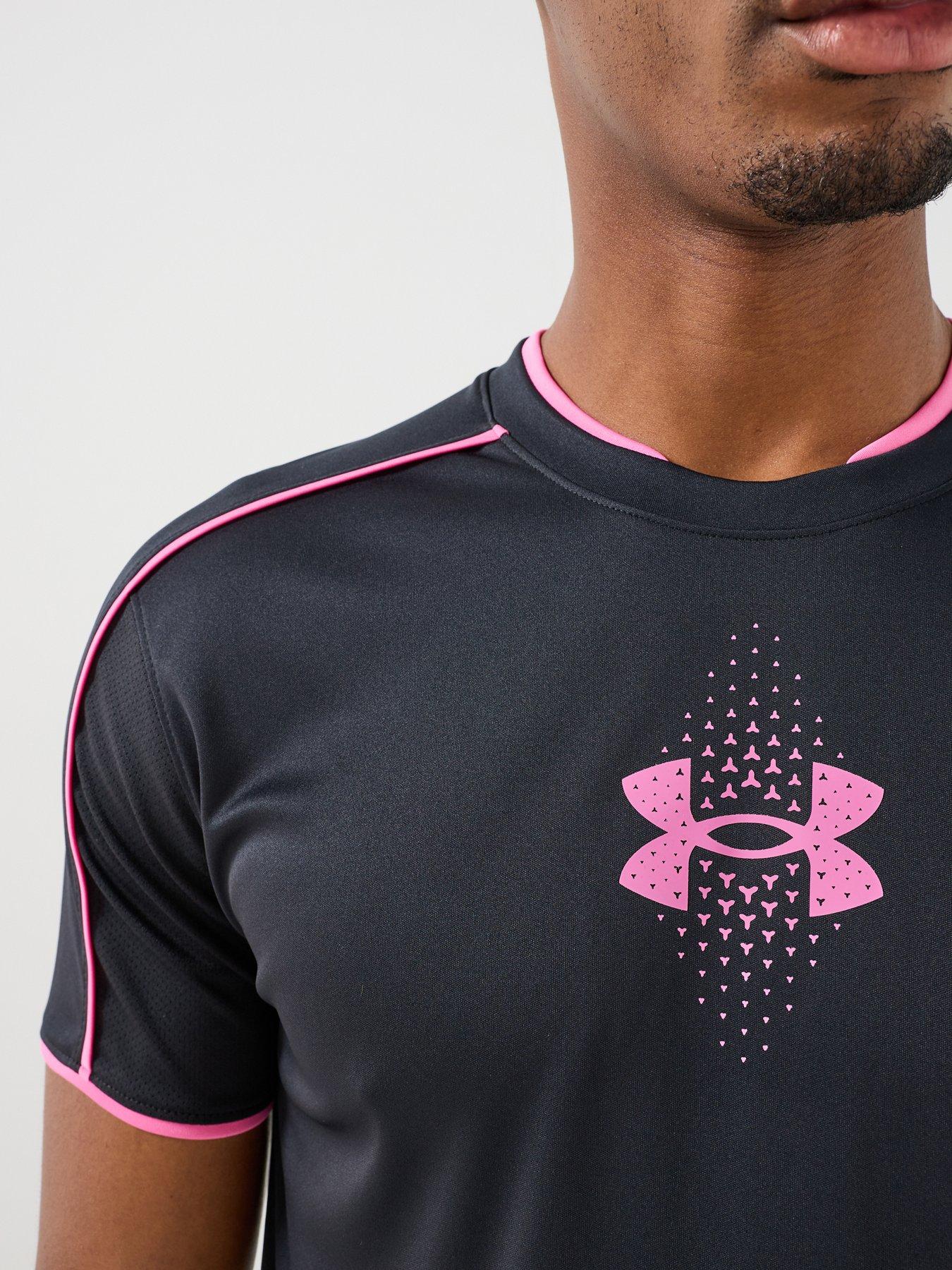 Image 5 of 6 of UNDER ARMOUR Mens Challenger Novelty Short Sleeve T-Shirt - Black