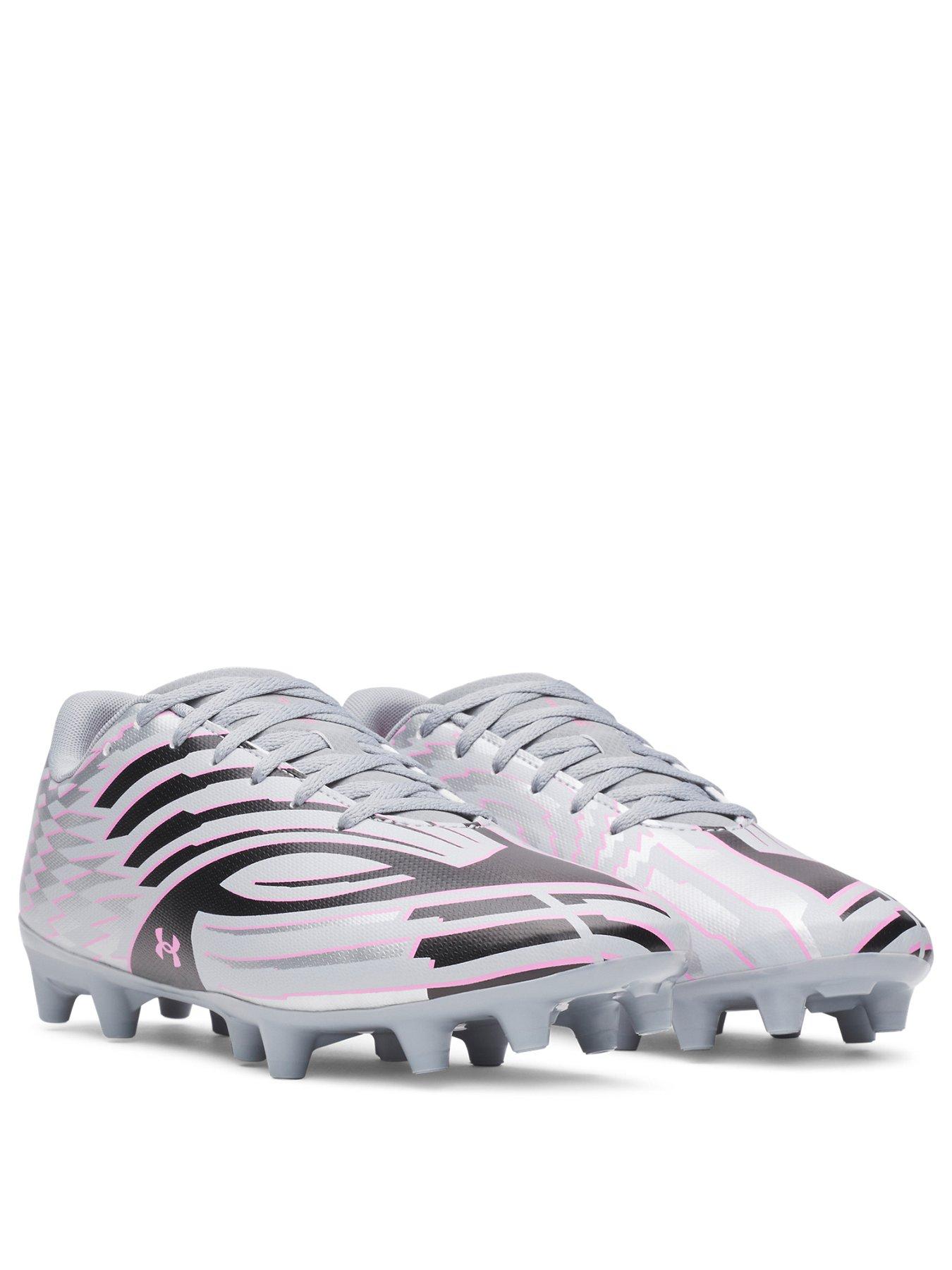 Image 2 of 5 of UNDER ARMOUR Mens Shadow Club 4 Firm Ground Football Boot - Grey