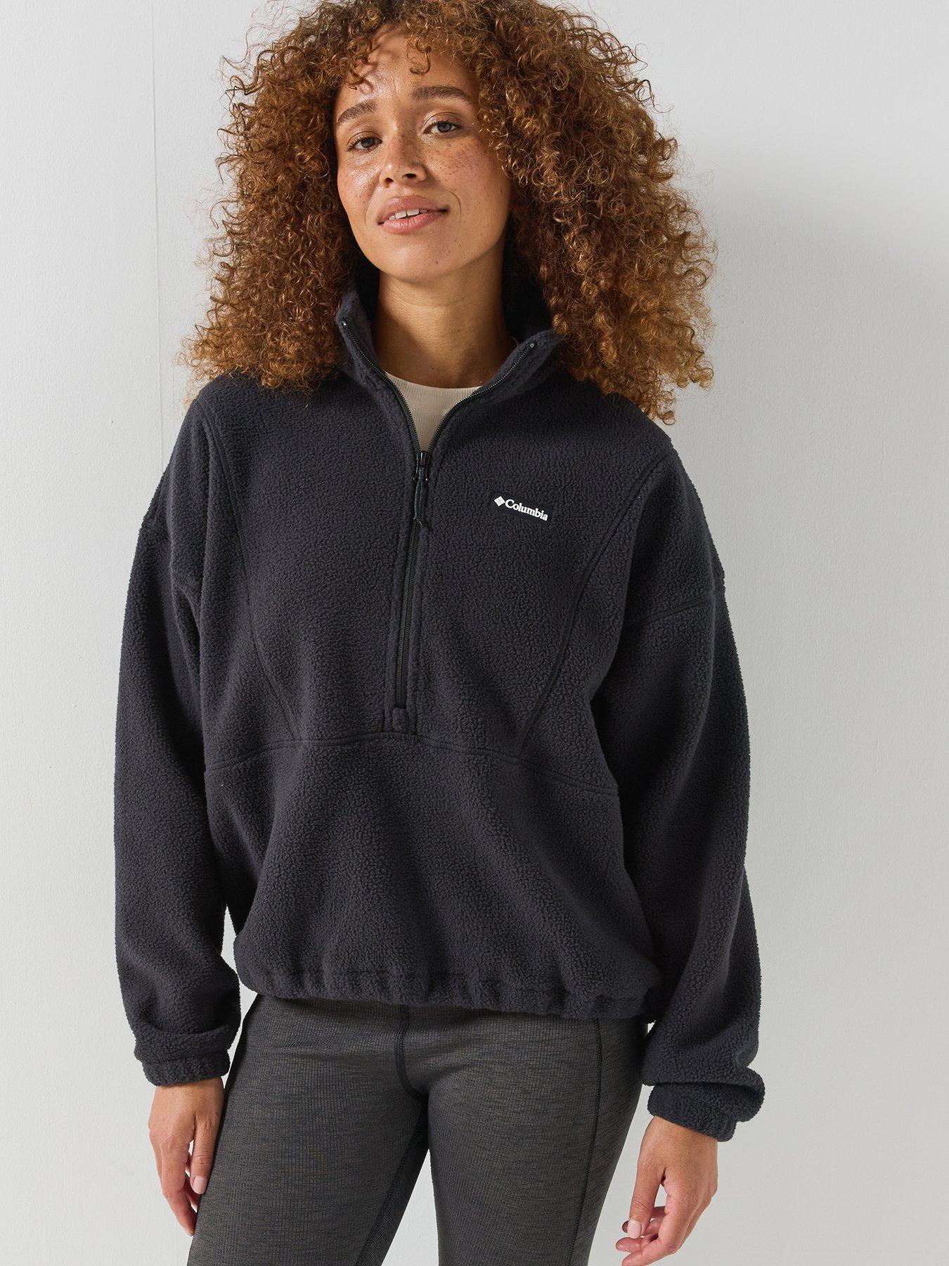 Image 1 of 4 of Columbia Womens Timber Meadow 1/2 Zip Fleece - Black