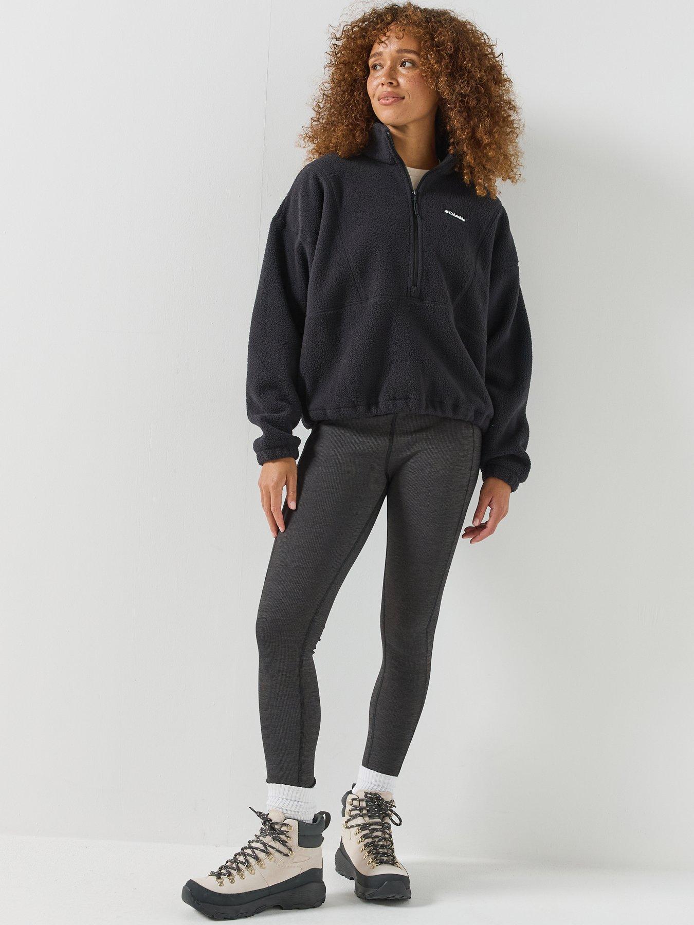 Image 3 of 4 of Columbia Womens Timber Meadow 1/2 Zip Fleece - Black