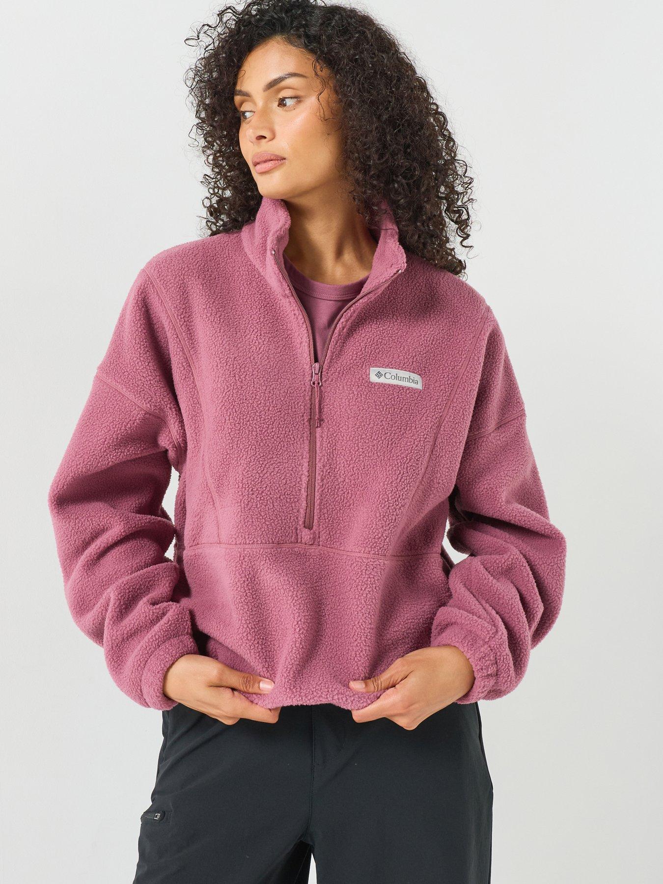Columbia Womens Timber Meadow 1/2 Zip Fleece - Purple