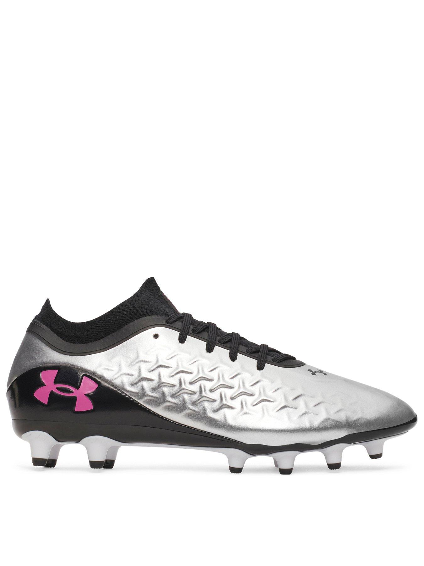 UNDER ARMOUR Mens Magnetico Pro 6 Firm Ground Football Boot - Metallic Silver