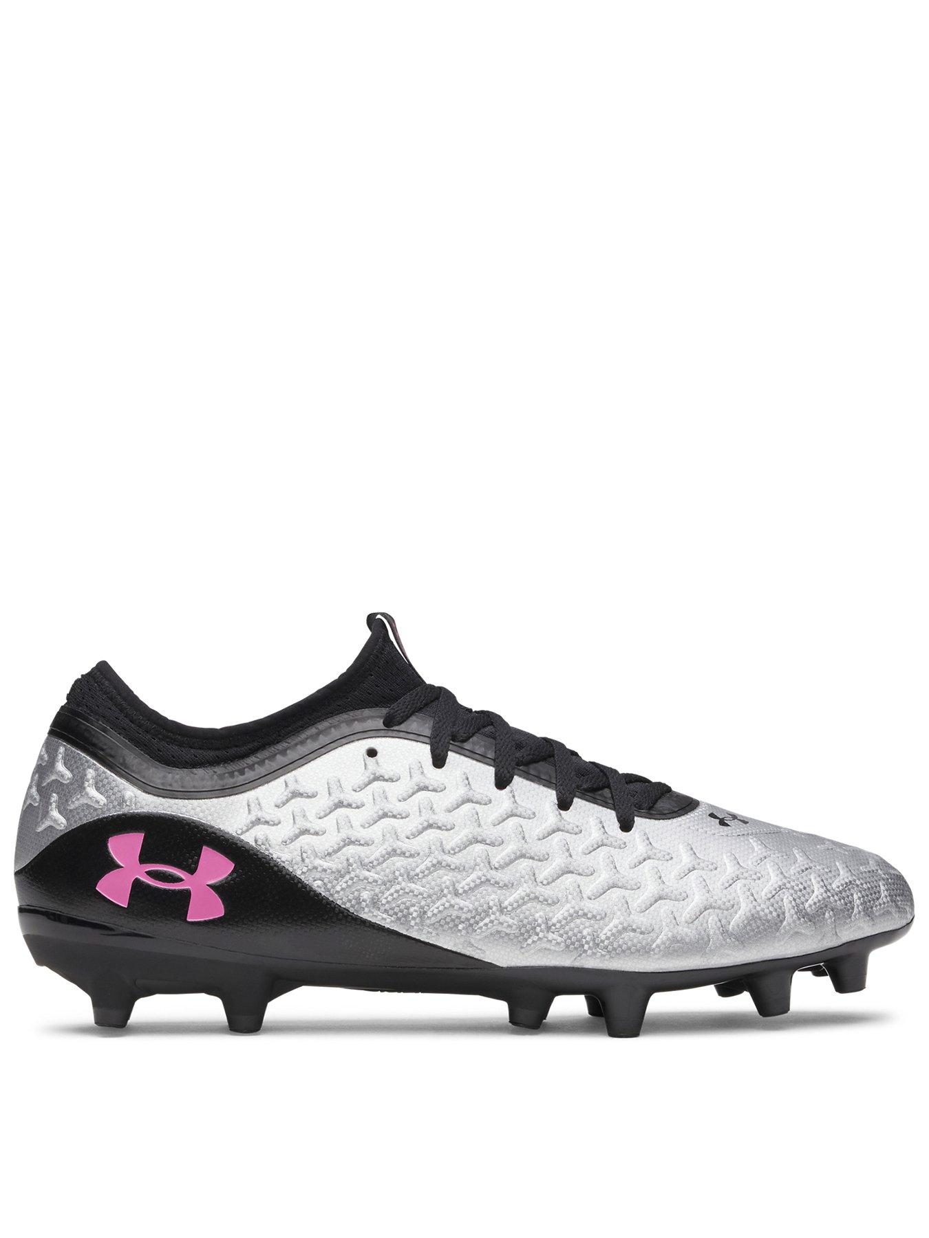 UNDER ARMOUR Mens Magnetico Select 6 Firm Ground Football Boot - Metallic SIlver