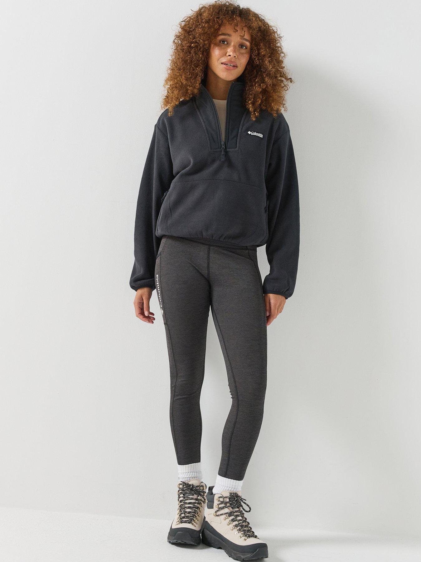 Image 3 of 6 of Columbia Womens Sequoia Grove Ii 1/2 Zip Fleece - Black