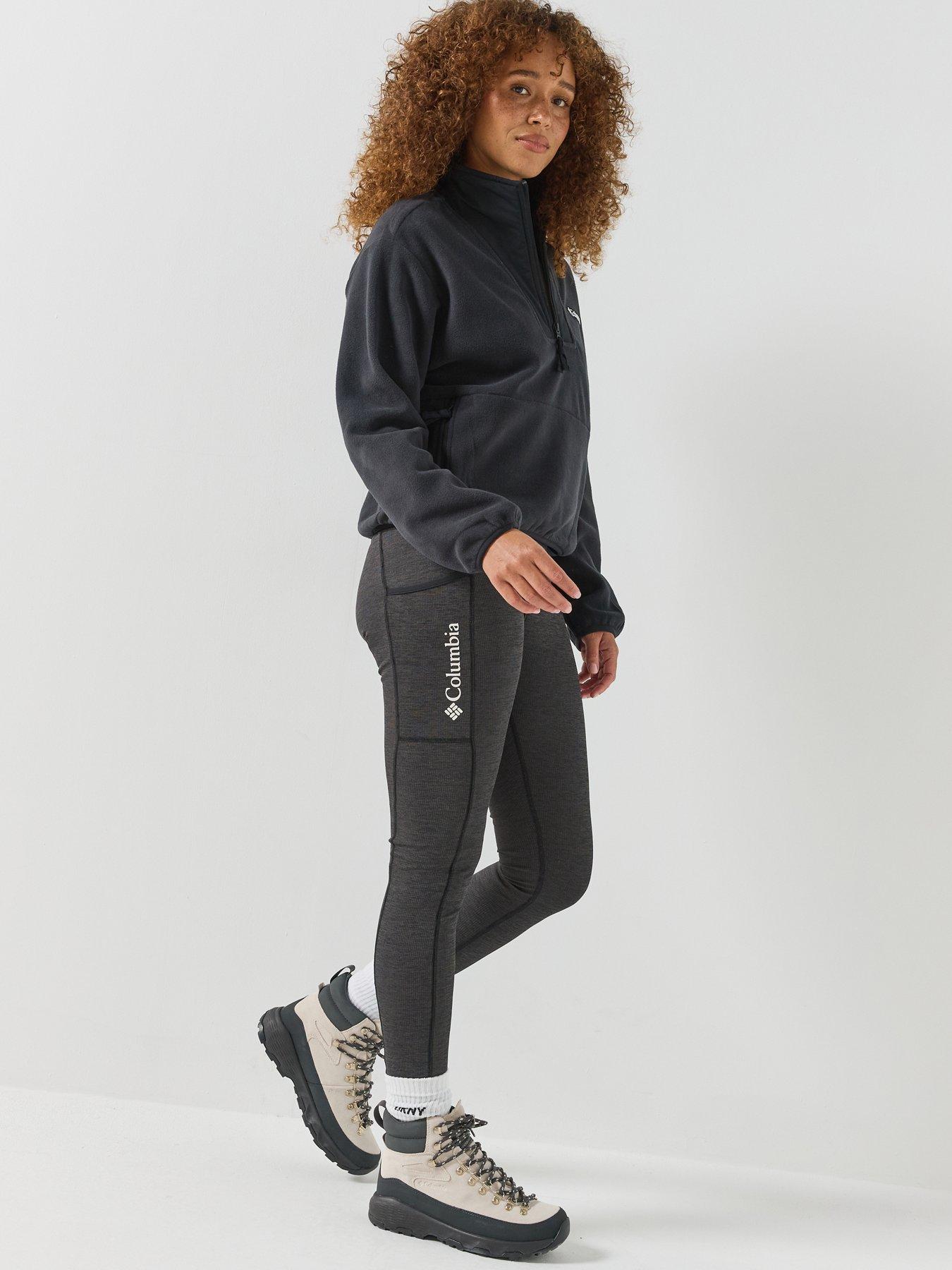 Image 4 of 6 of Columbia Womens Sequoia Grove Ii 1/2 Zip Fleece - Black