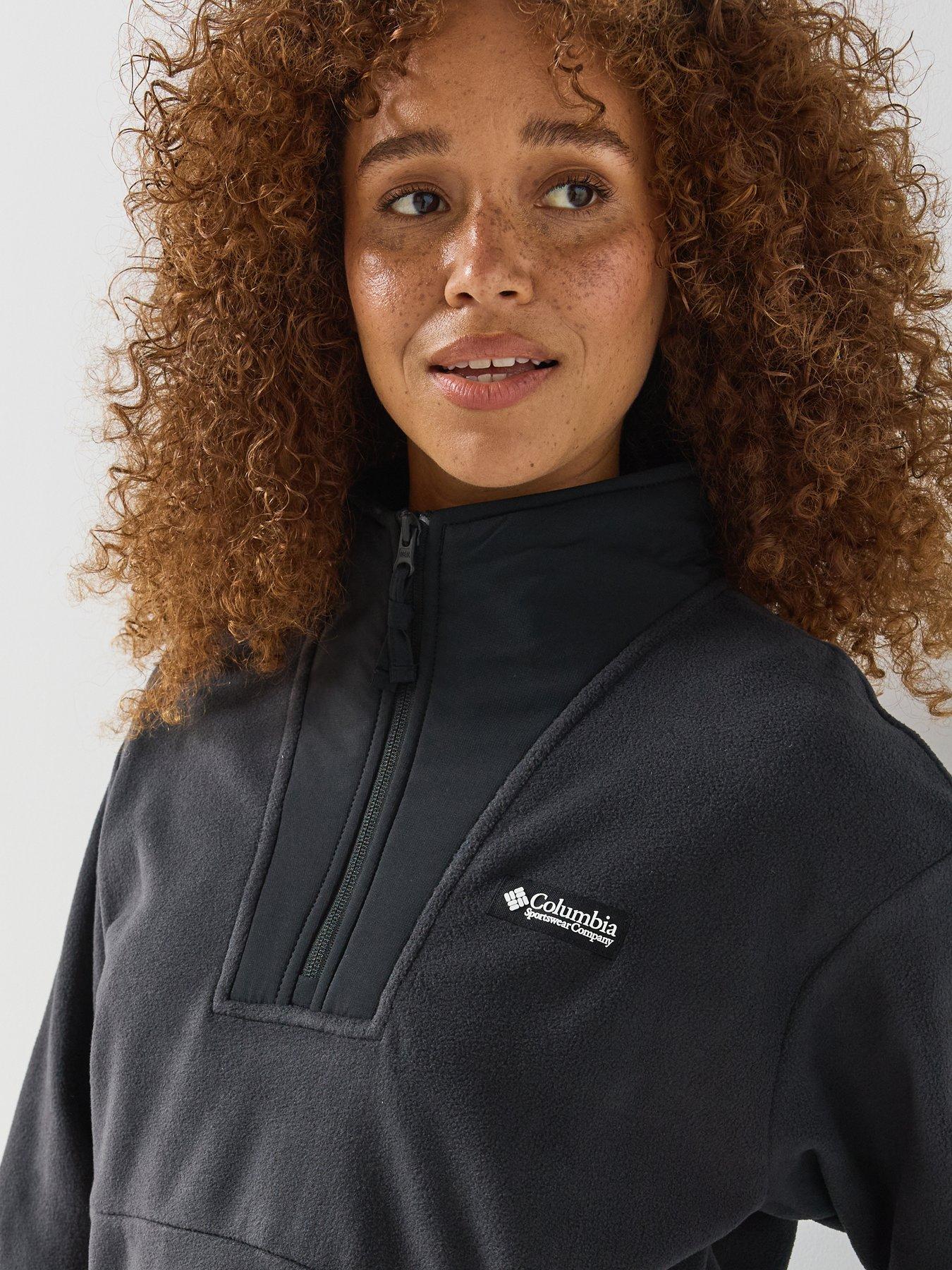 Image 6 of 6 of Columbia Womens Sequoia Grove Ii 1/2 Zip Fleece - Black