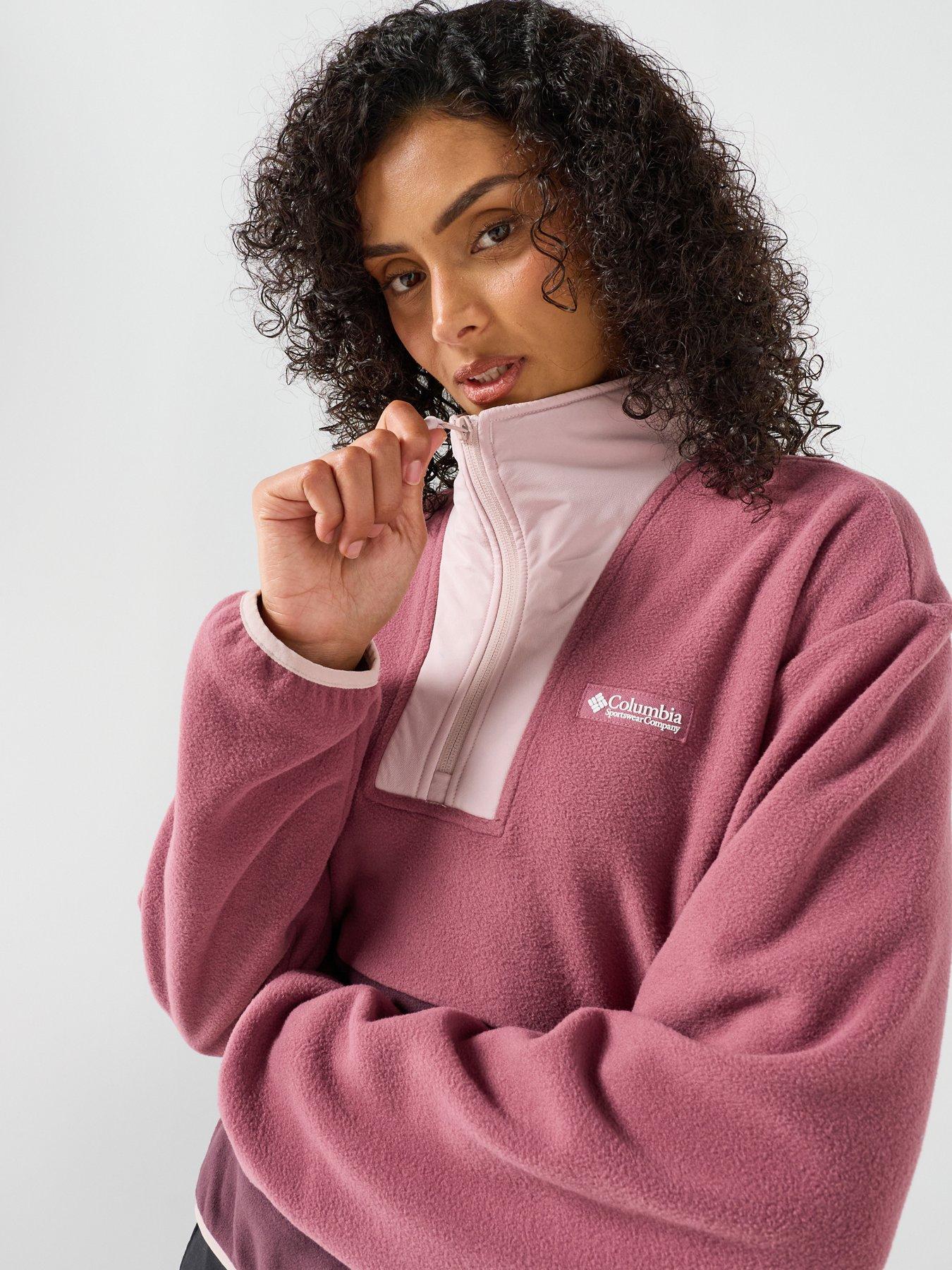 Image 4 of 5 of Columbia Womens Sequoia Grove II 1/2 Zip Fleece - Purple
