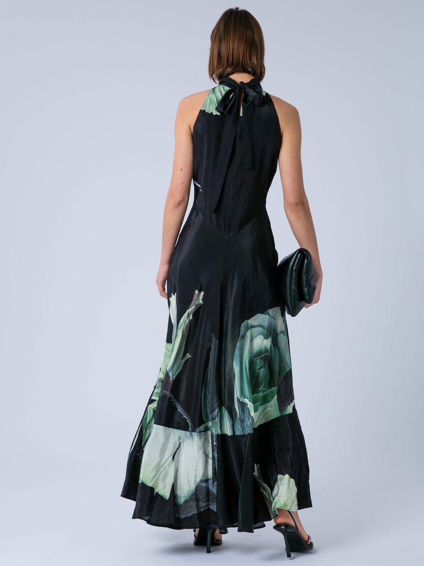 Image 6 of 7 of Religion Floral Print Valeria Maxi Dress - Green