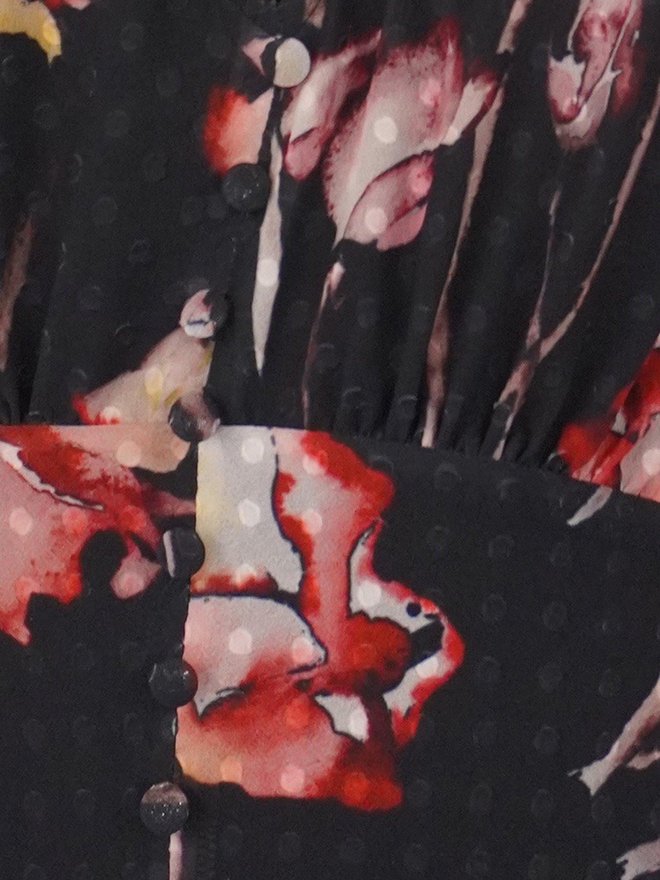 Image 7 of 7 of Religion Floral Print Maxi Dress - Pink