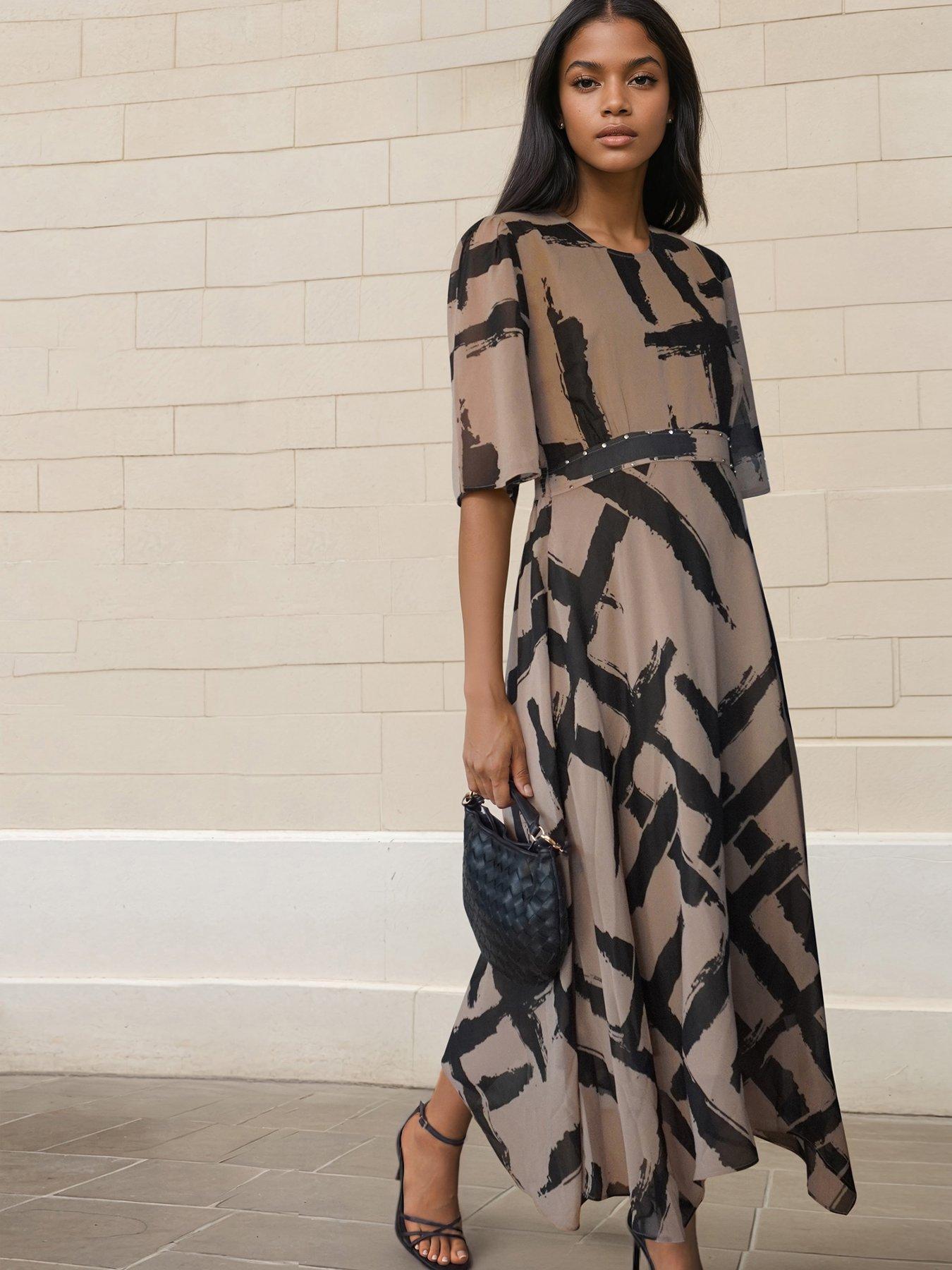 Religion Solstice Maxi Selvage Coco Dress - Brown