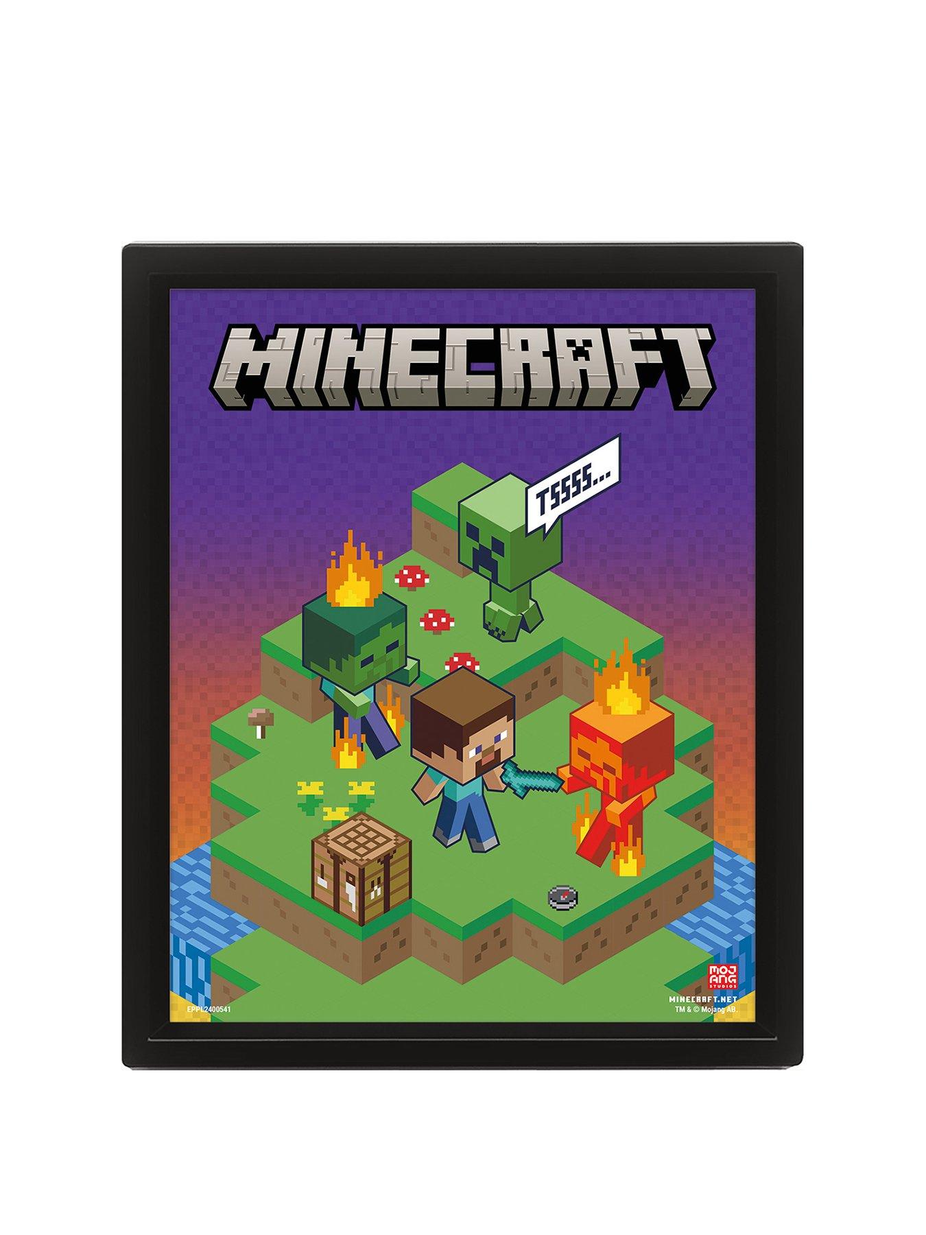 Minecraft Minecraft (switching Terrain) Lenticular Poster Flip