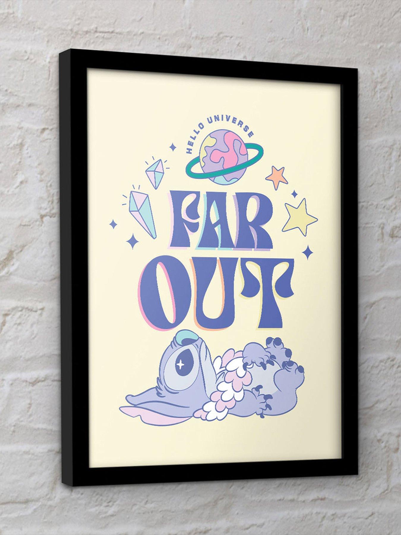 Disney Stitch (stitch Far Out) Collector Print (framed)