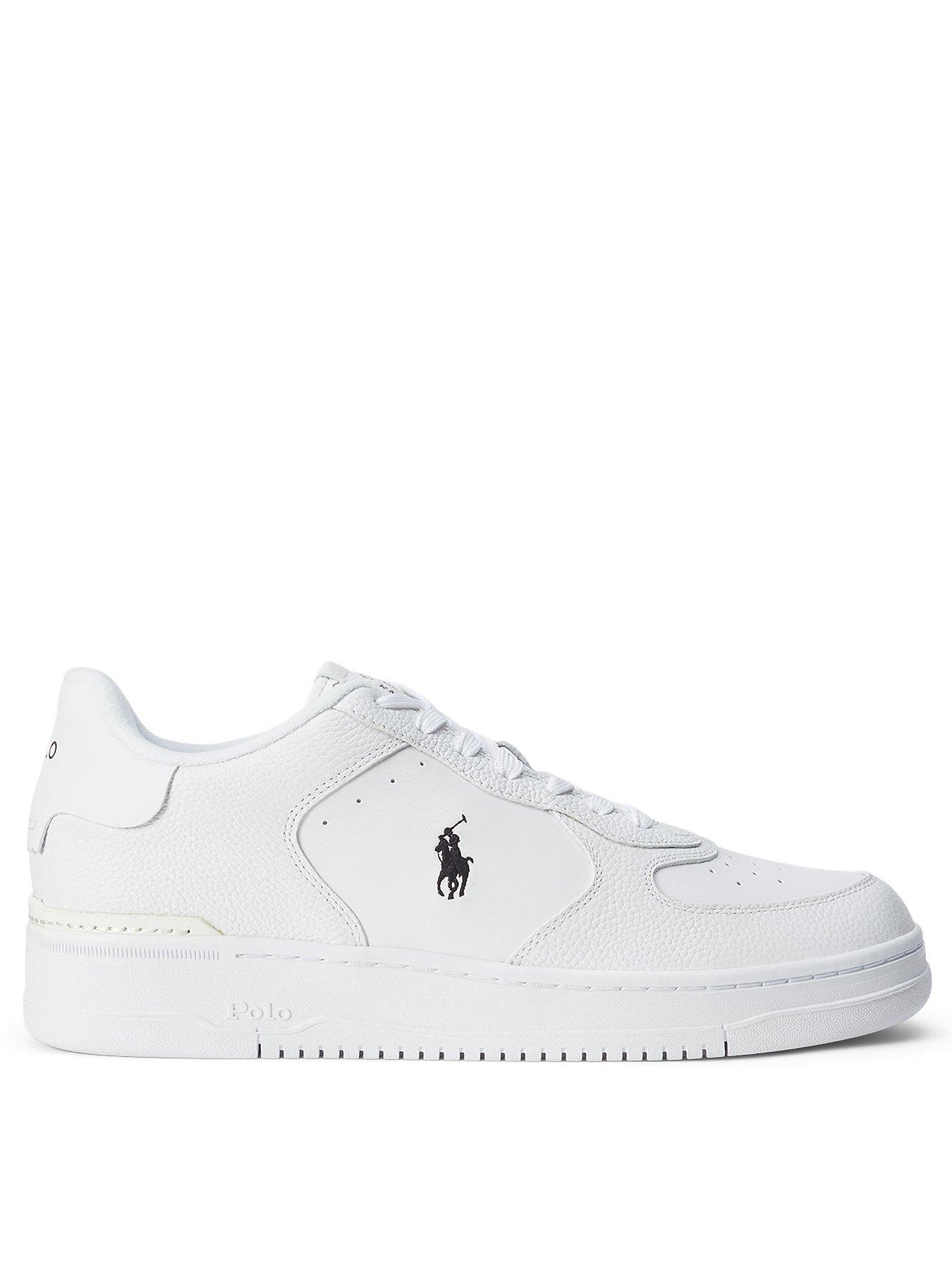 Polo Ralph Lauren Masters Court Leather Trainer - White